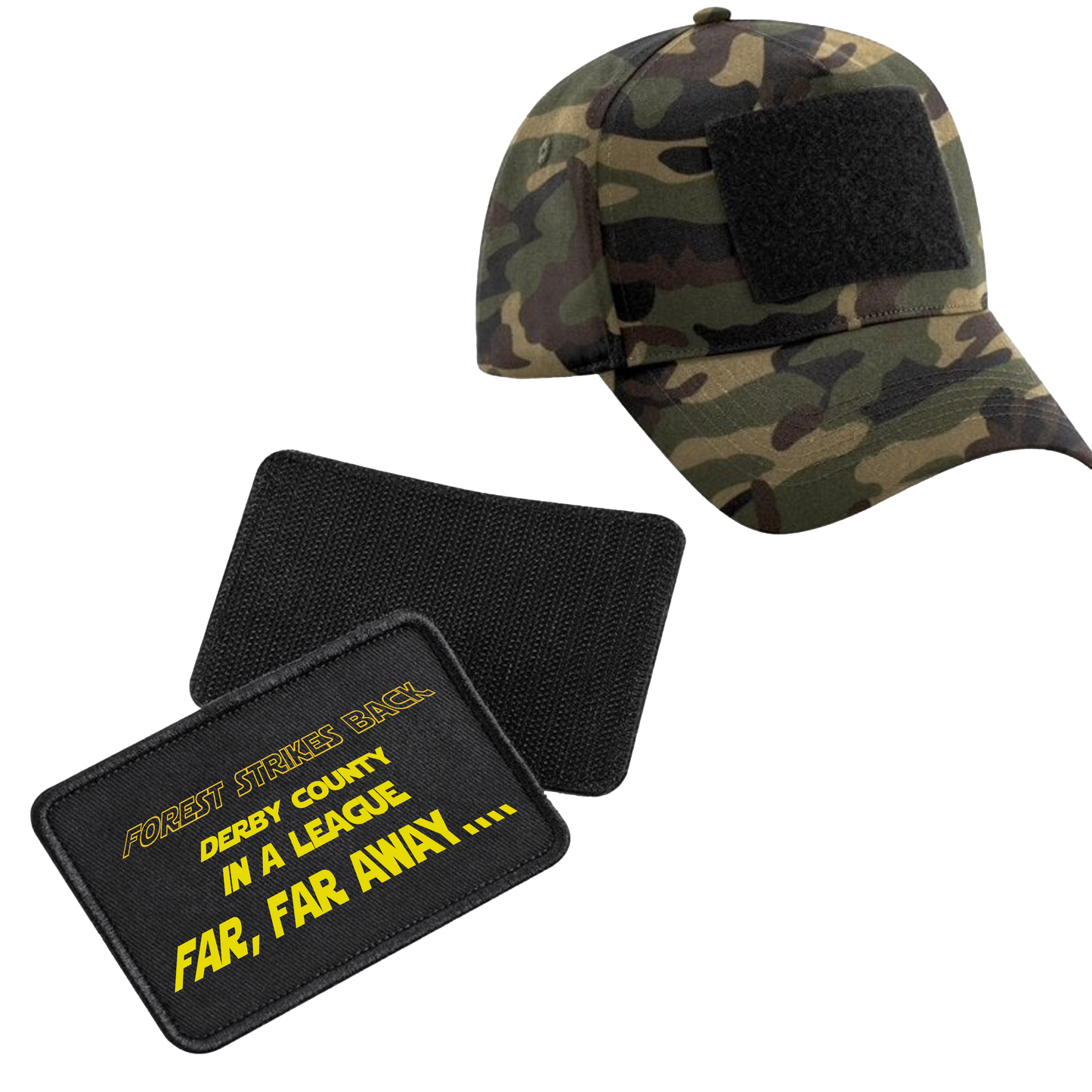 Removable Patch 5-Panel Cap - Forest Strikes Back by Nottingham Reds