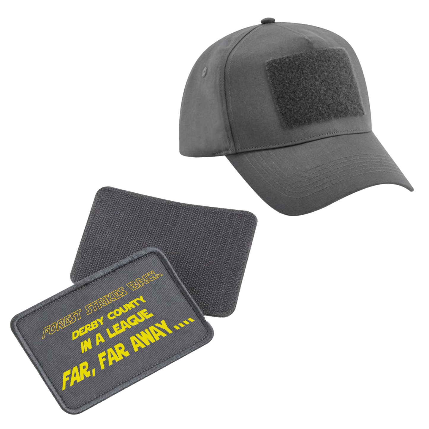 Removable Patch 5-Panel Cap - Forest Strikes Back by Nottingham Reds