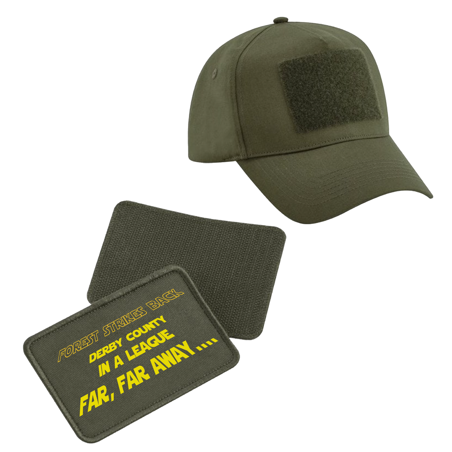 Removable Patch 5-Panel Cap - Forest Strikes Back by Nottingham Reds