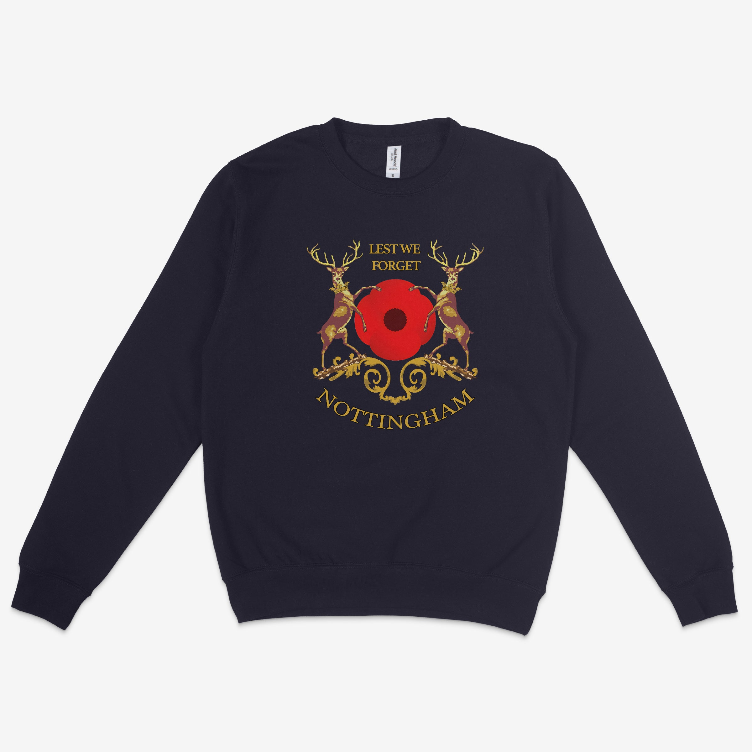 Unisex Sweatshirt - Lest we forget by Nottingham Reds