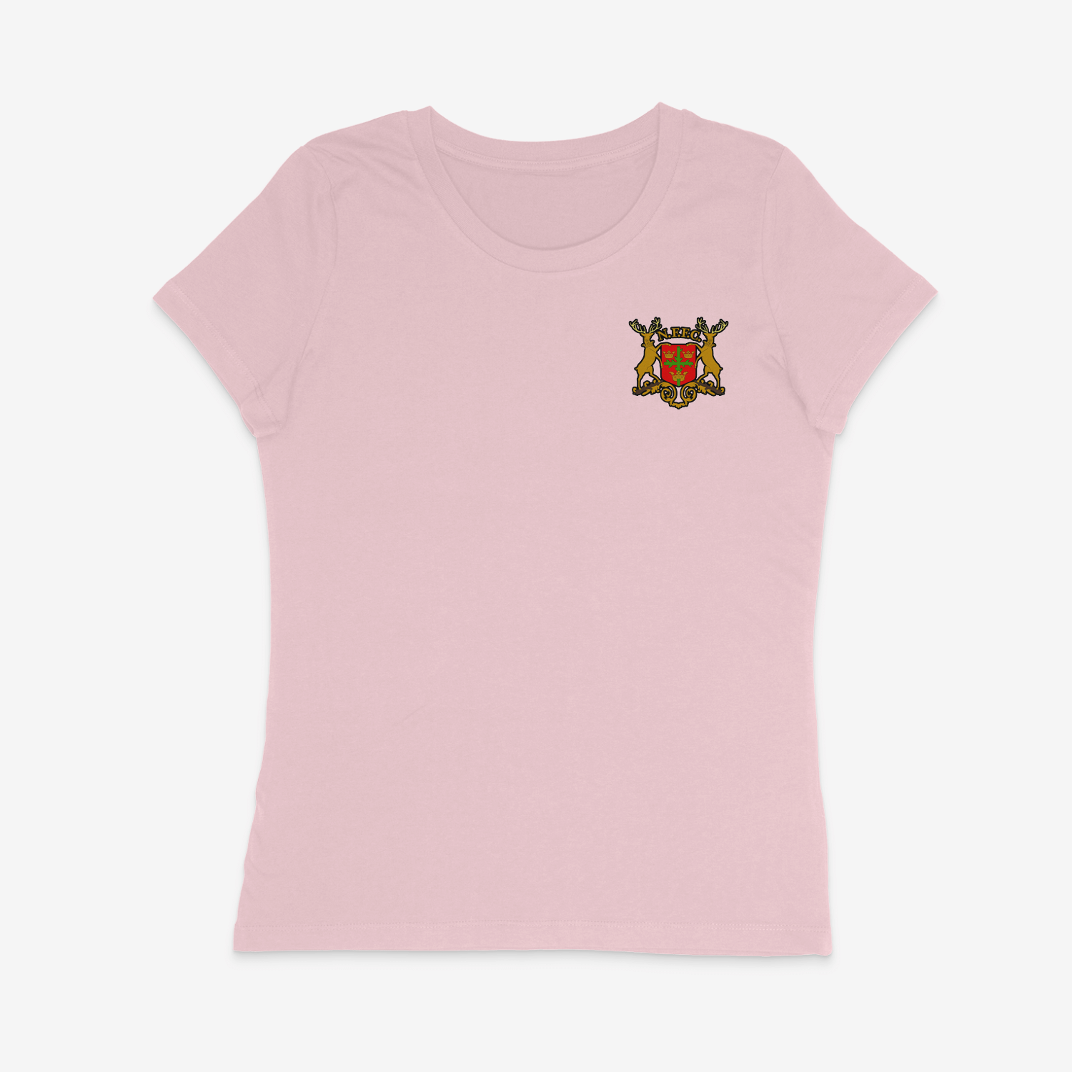 Women's Short Sleeve Fitted T-Shirt - Old Skool by Nottingham Reds