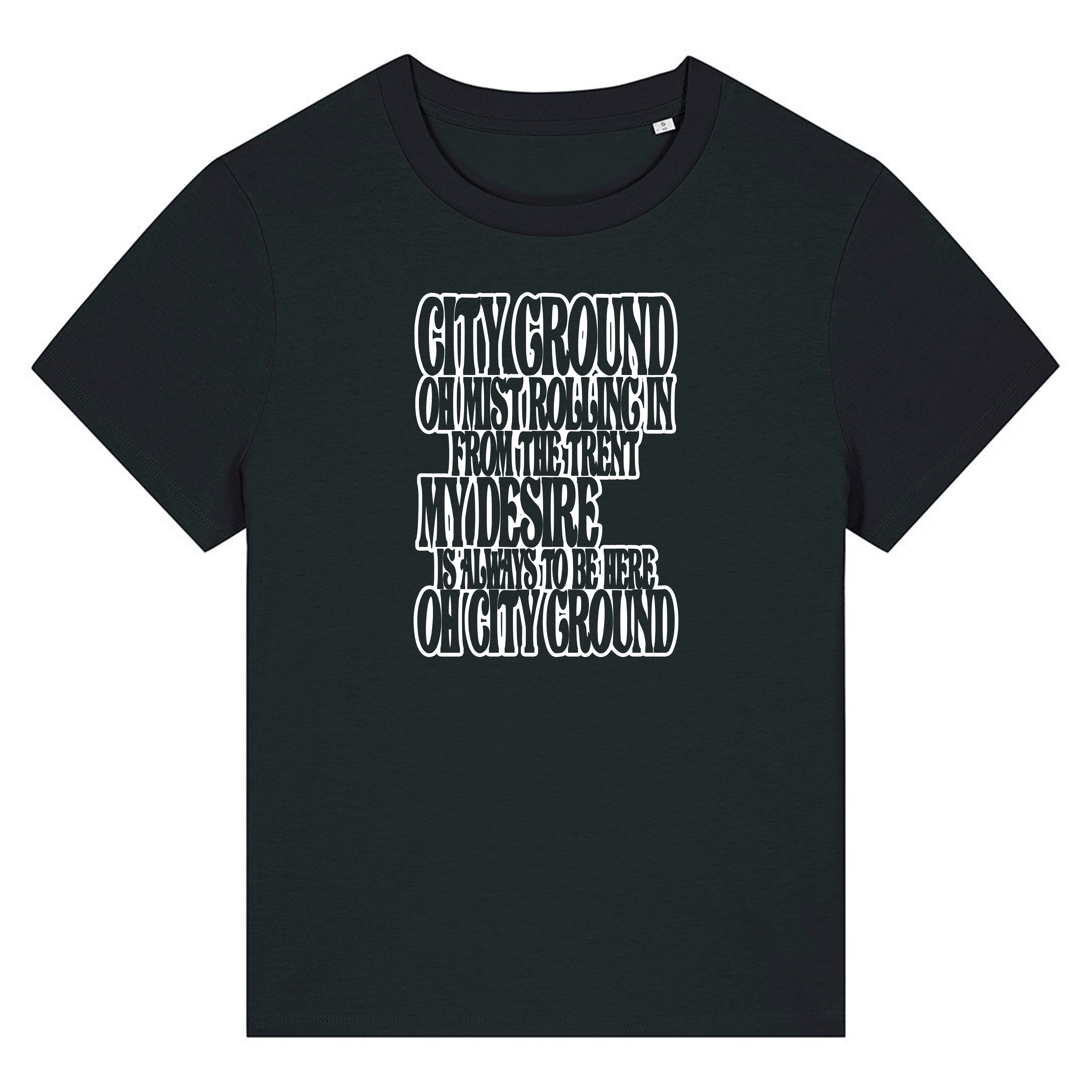 Women's Short Sleeve Fitted T-Shirt - Mist by Nottingham Reds