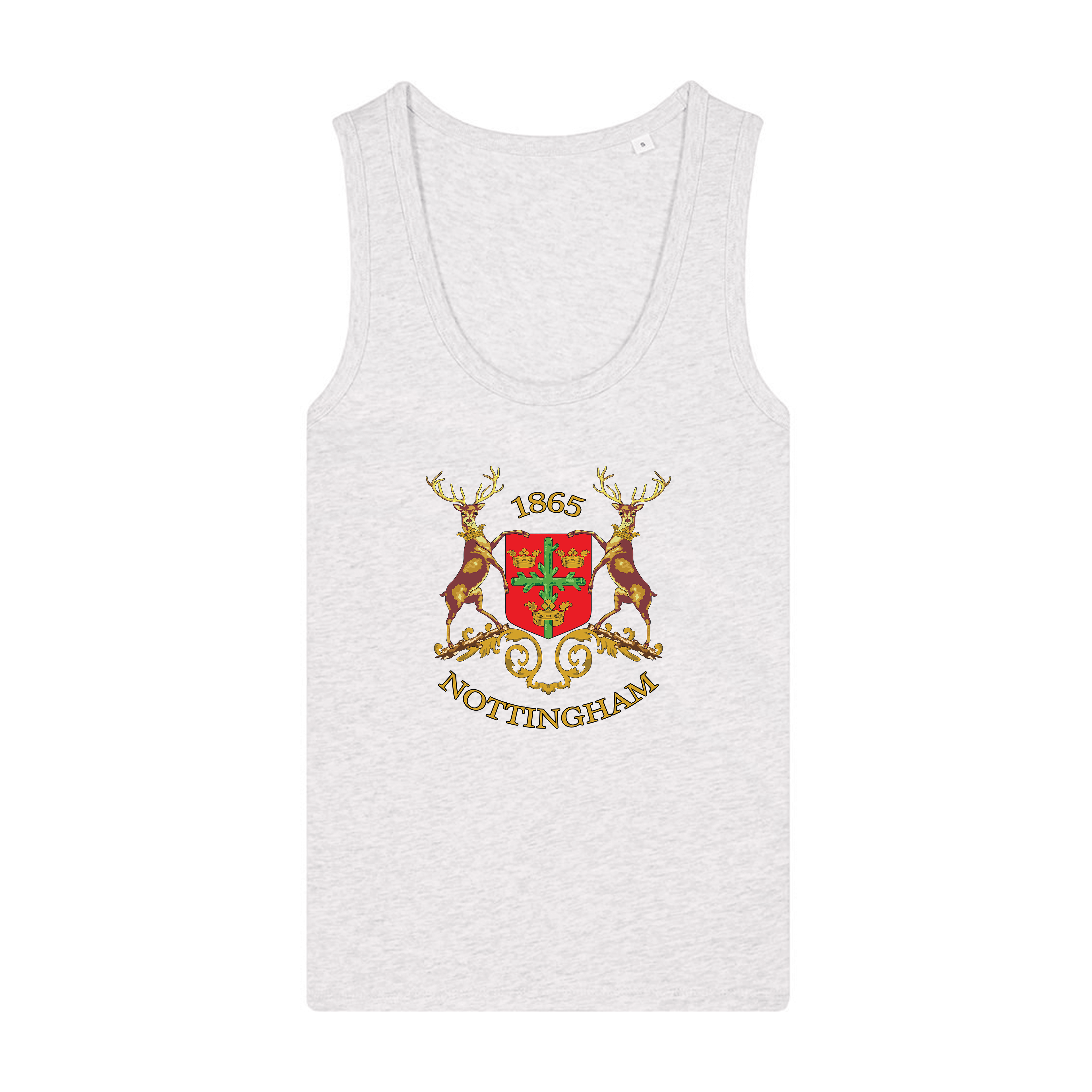 Women's Low Cut Vest - Old Skool by Nottingham Reds