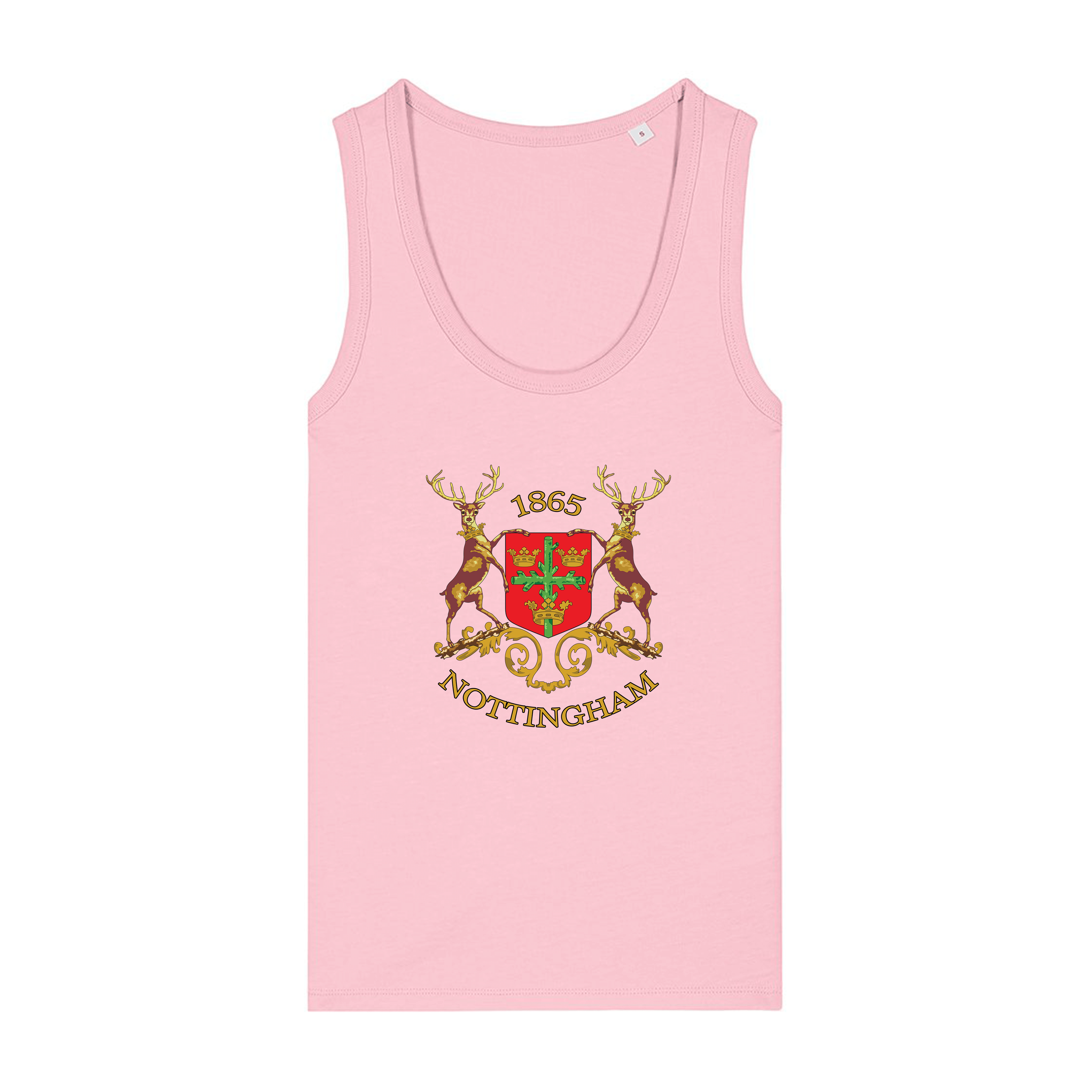 Women's Low Cut Vest - Old Skool by Nottingham Reds