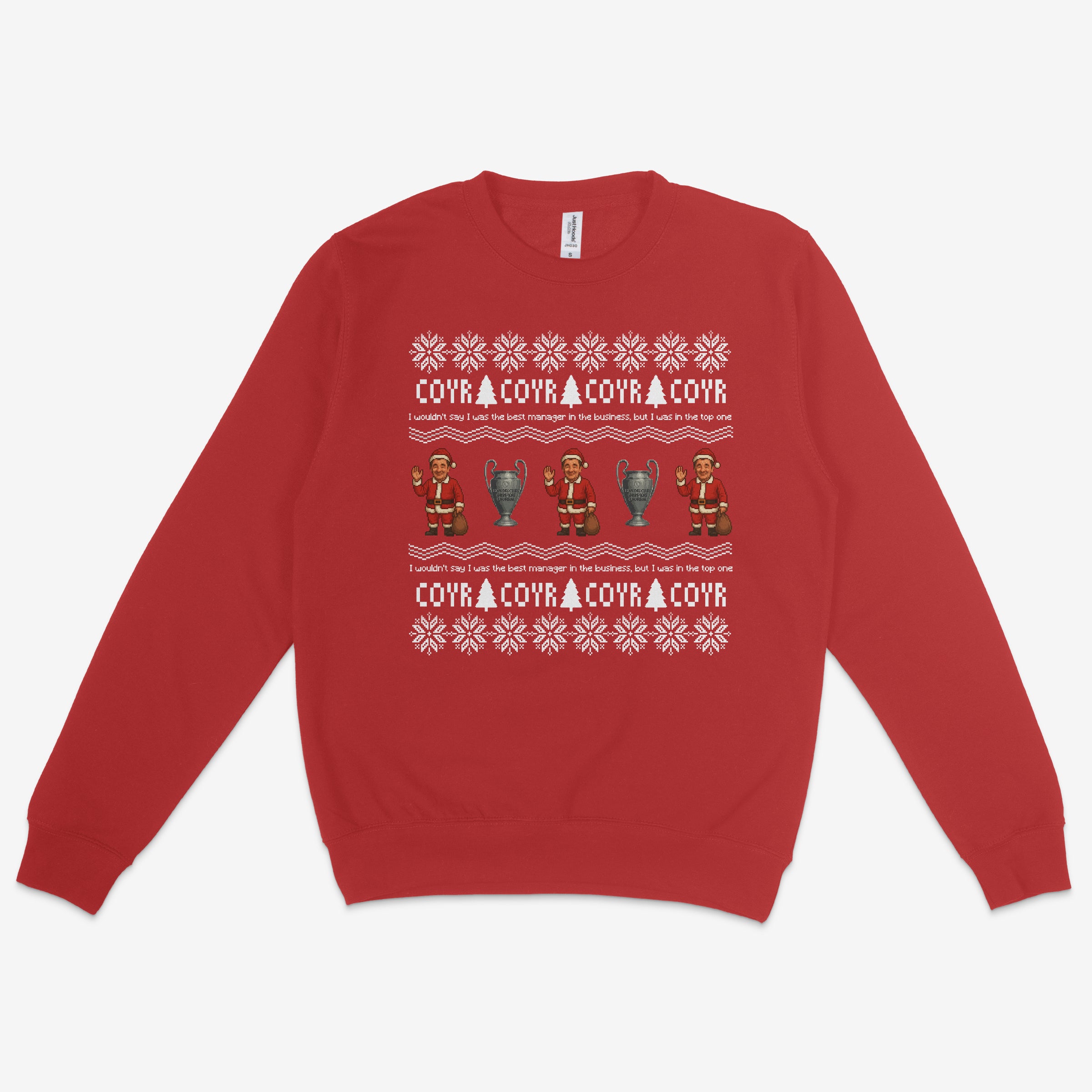 Unisex Sweatshirt - Top One Christmas Jumper by Nottingham Reds