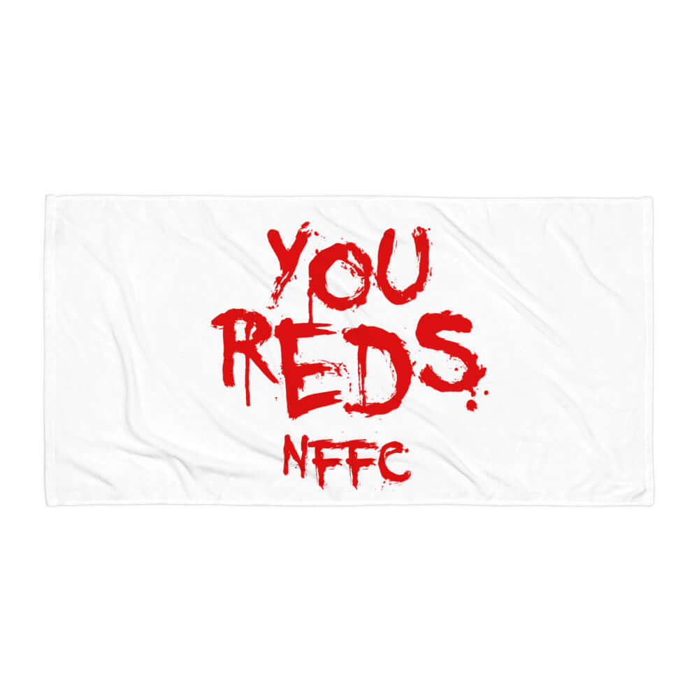 Beach Towel - You Reds 3 by Nottingham Reds