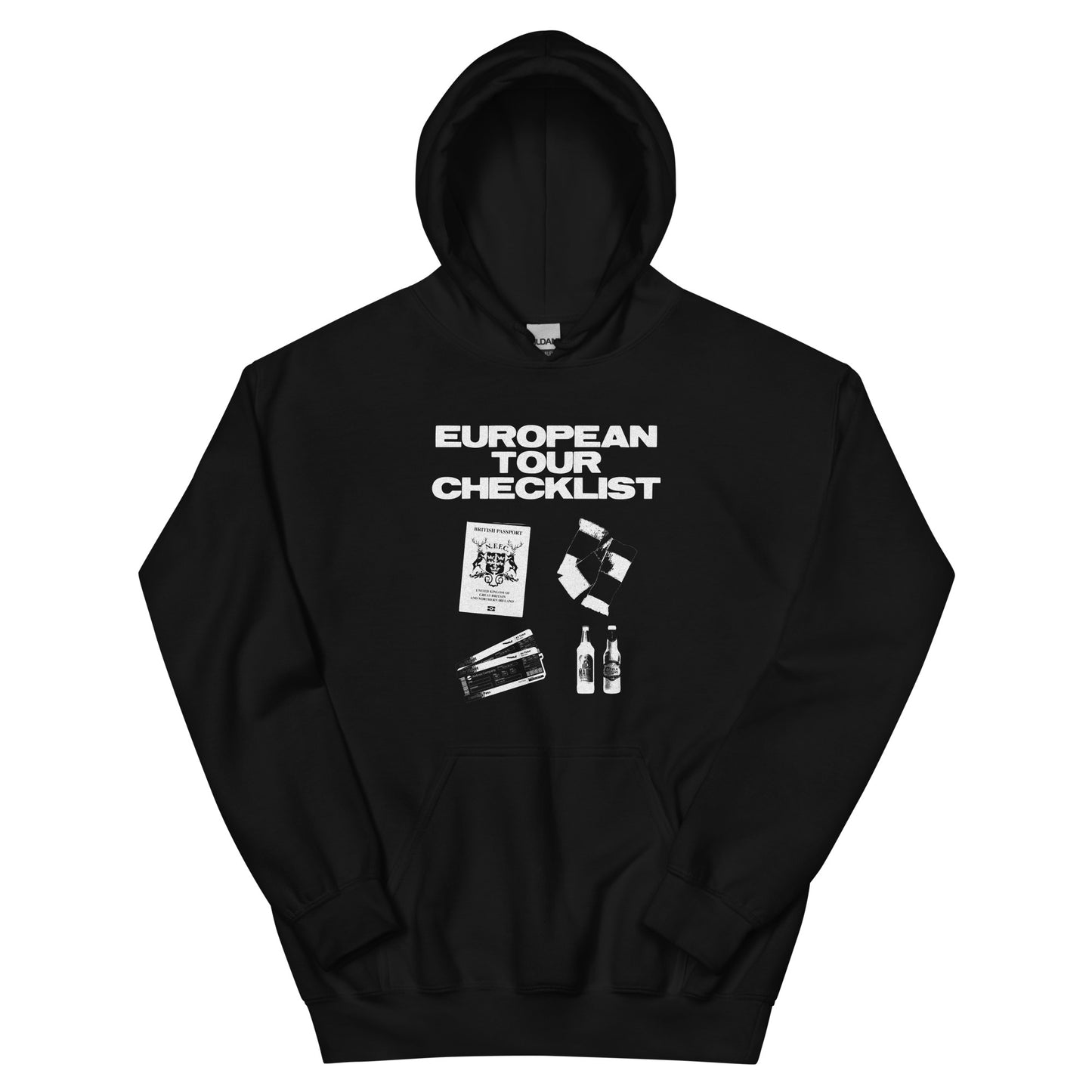 Unisex Hoodie - Euro Checklist by Nottingham Reds