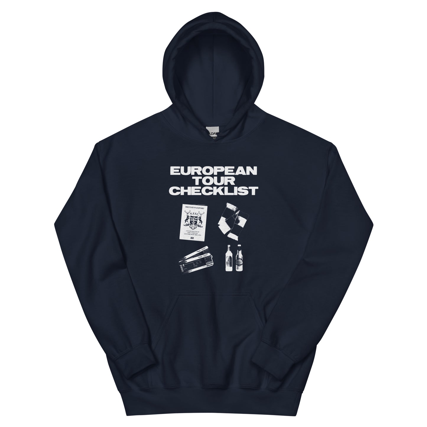 Unisex Hoodie - Euro Checklist by Nottingham Reds