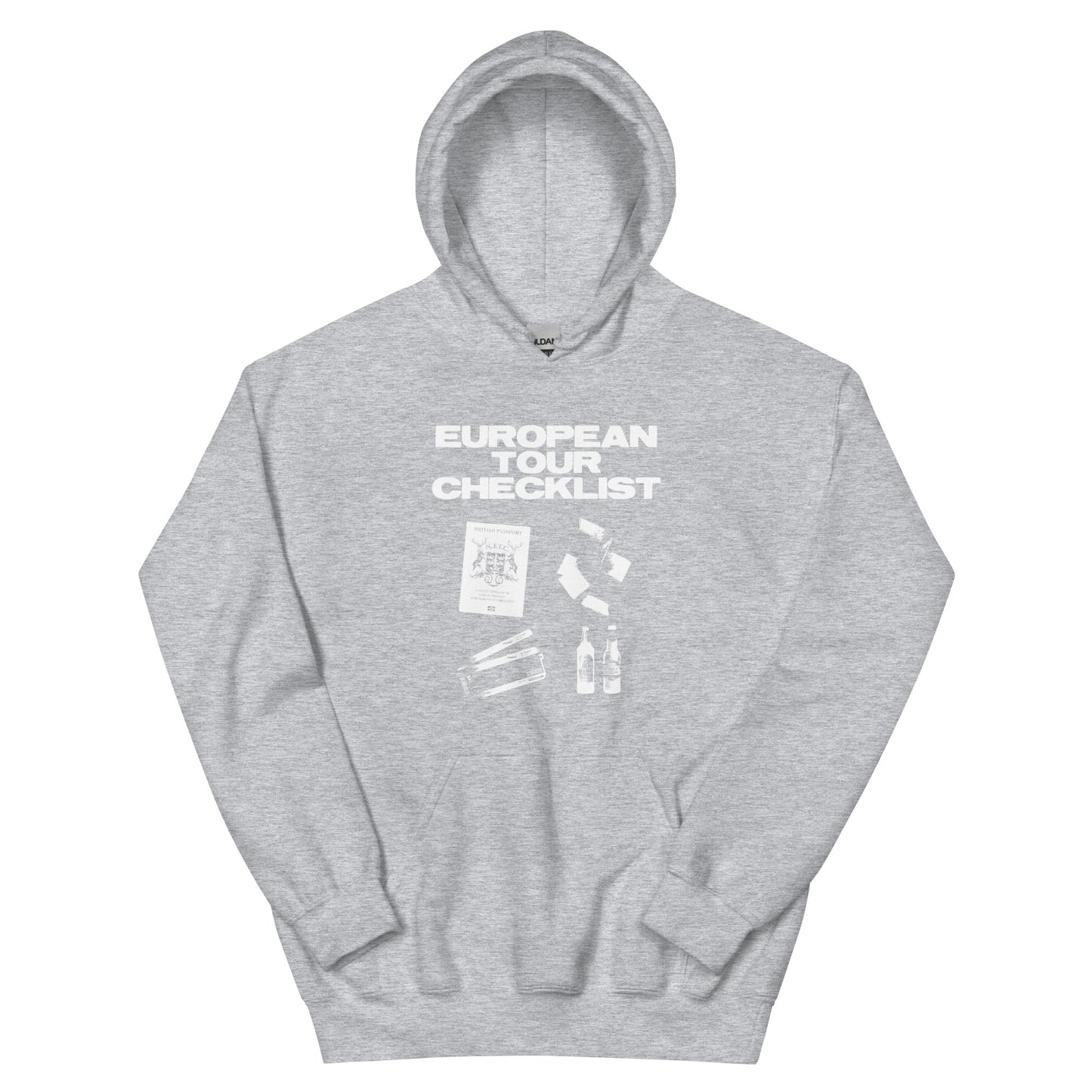 Unisex Hoodie - Euro Checklist by Nottingham Reds