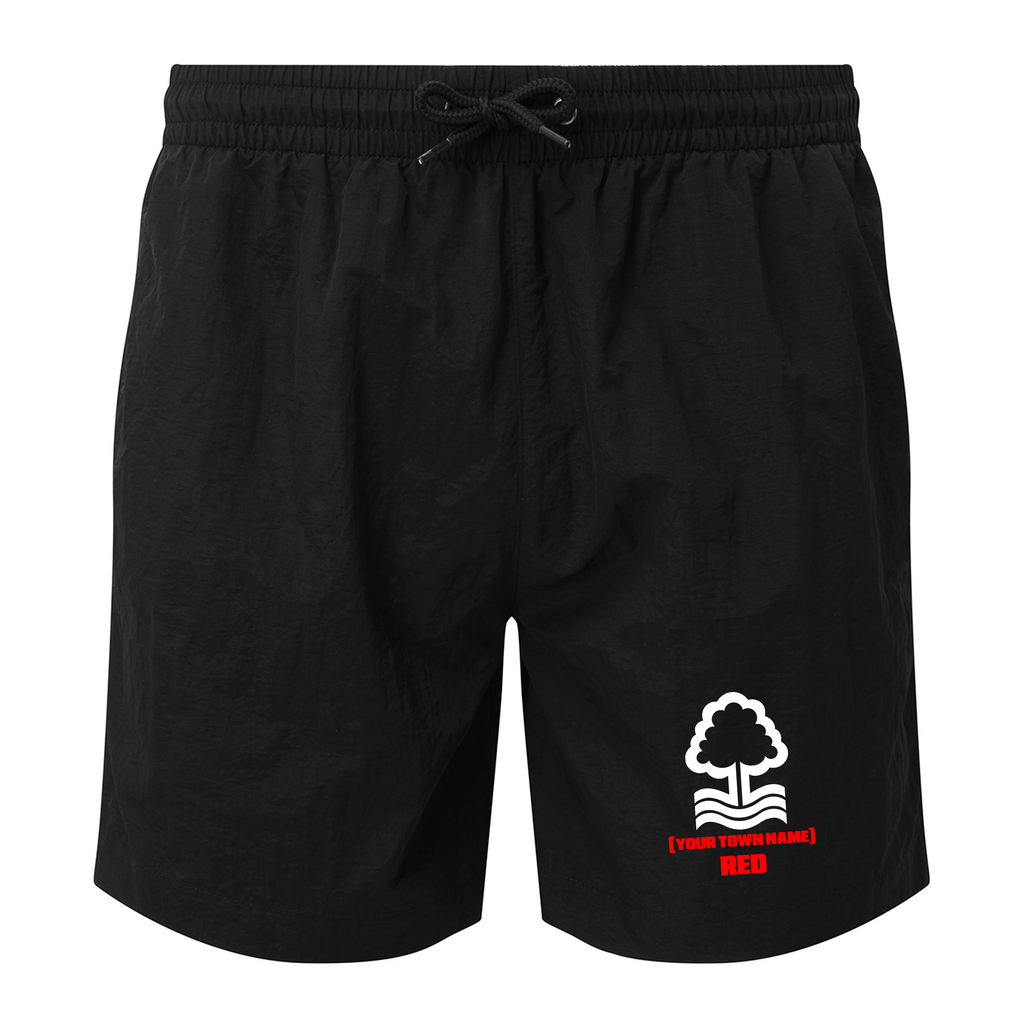 Men's Swim Shorts - Your Town Red by Nottingham Reds