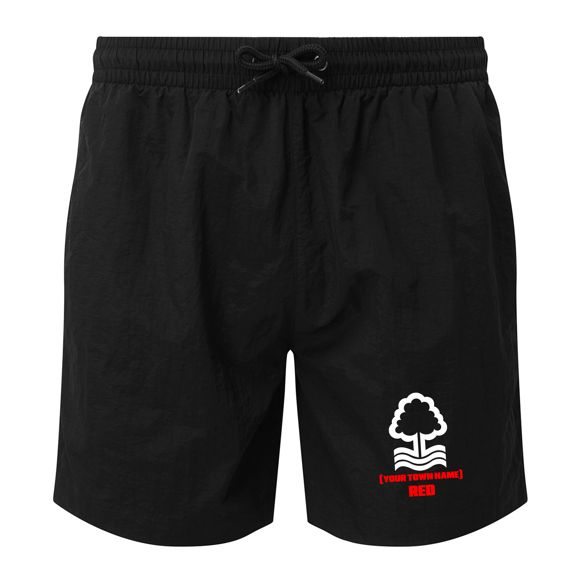 Men's Swim Shorts - Your Town Red by Nottingham Reds