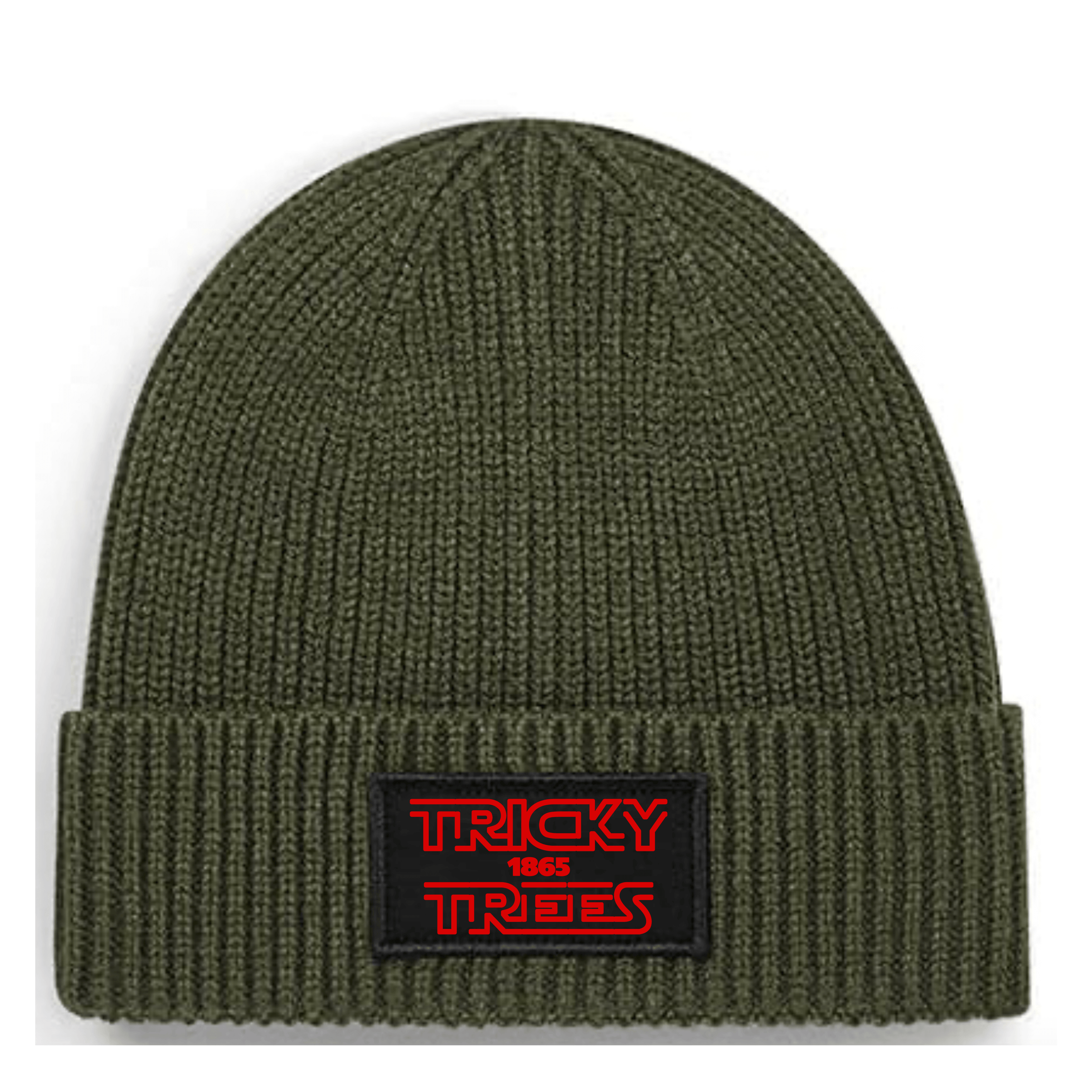 Ribbed Beanie - Tricky Trees 1865 (Printed design) by Nottingham Reds