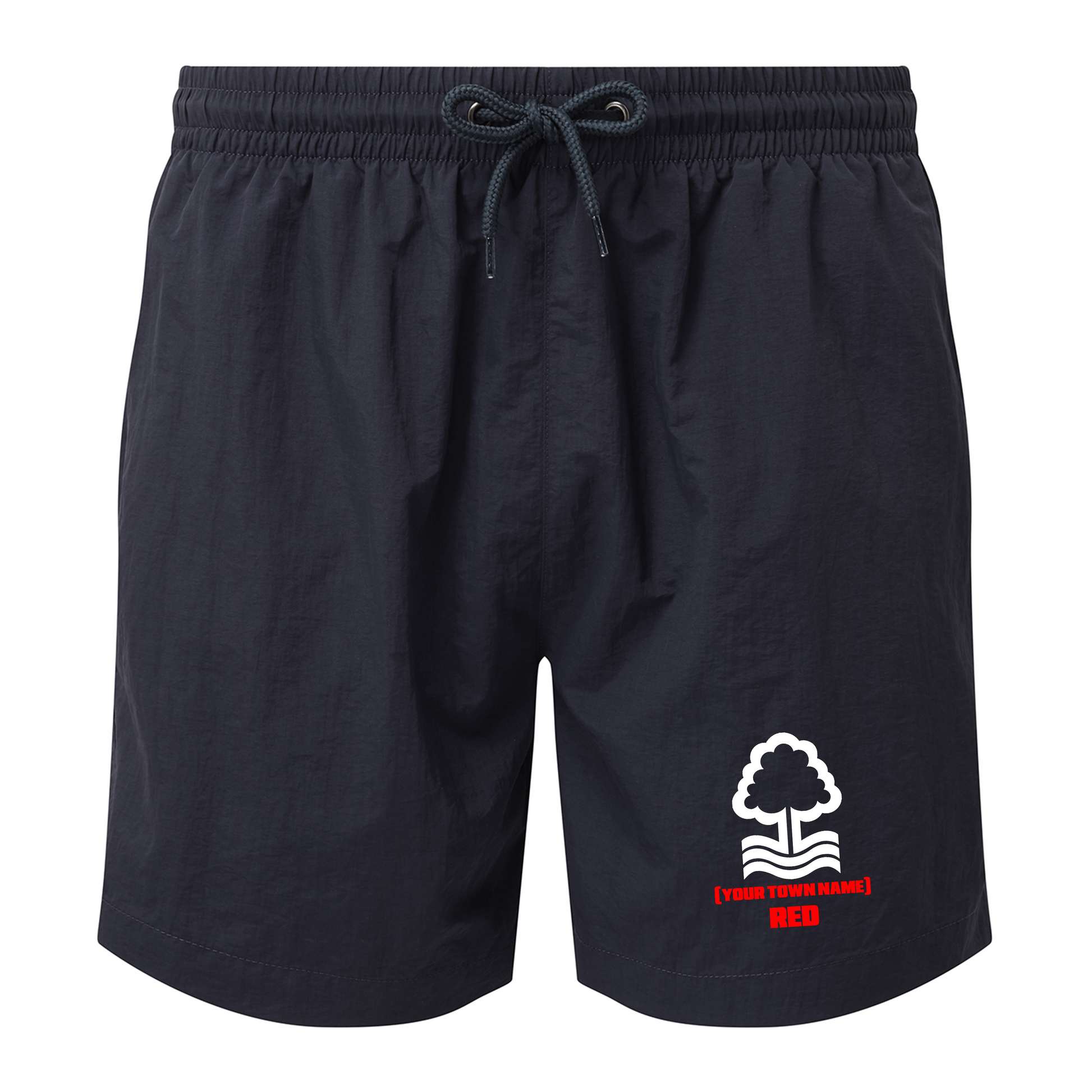 Men's Swim Shorts - Your Town Red by Nottingham Reds