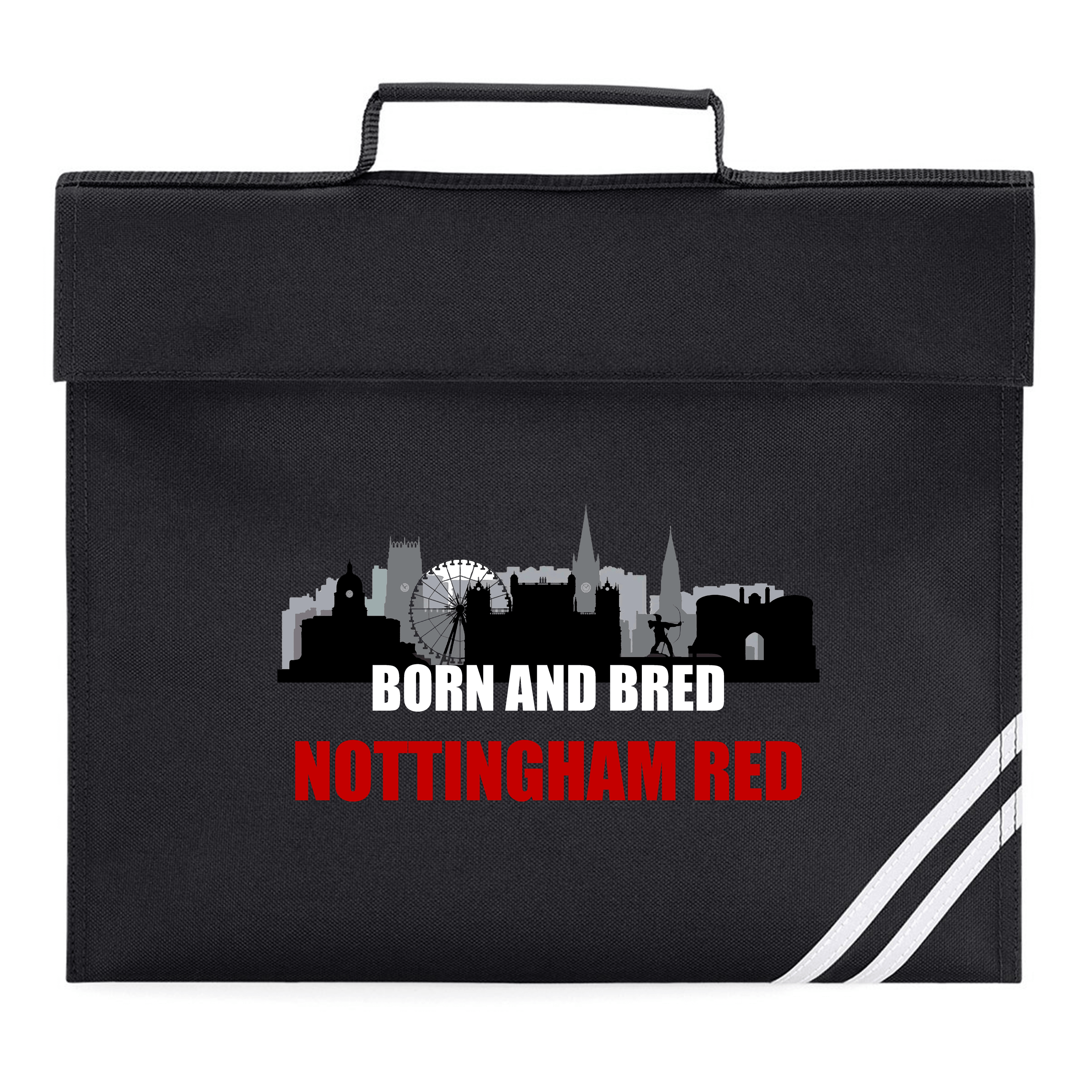 School Book Bag - Born and Bred by Nottingham Reds