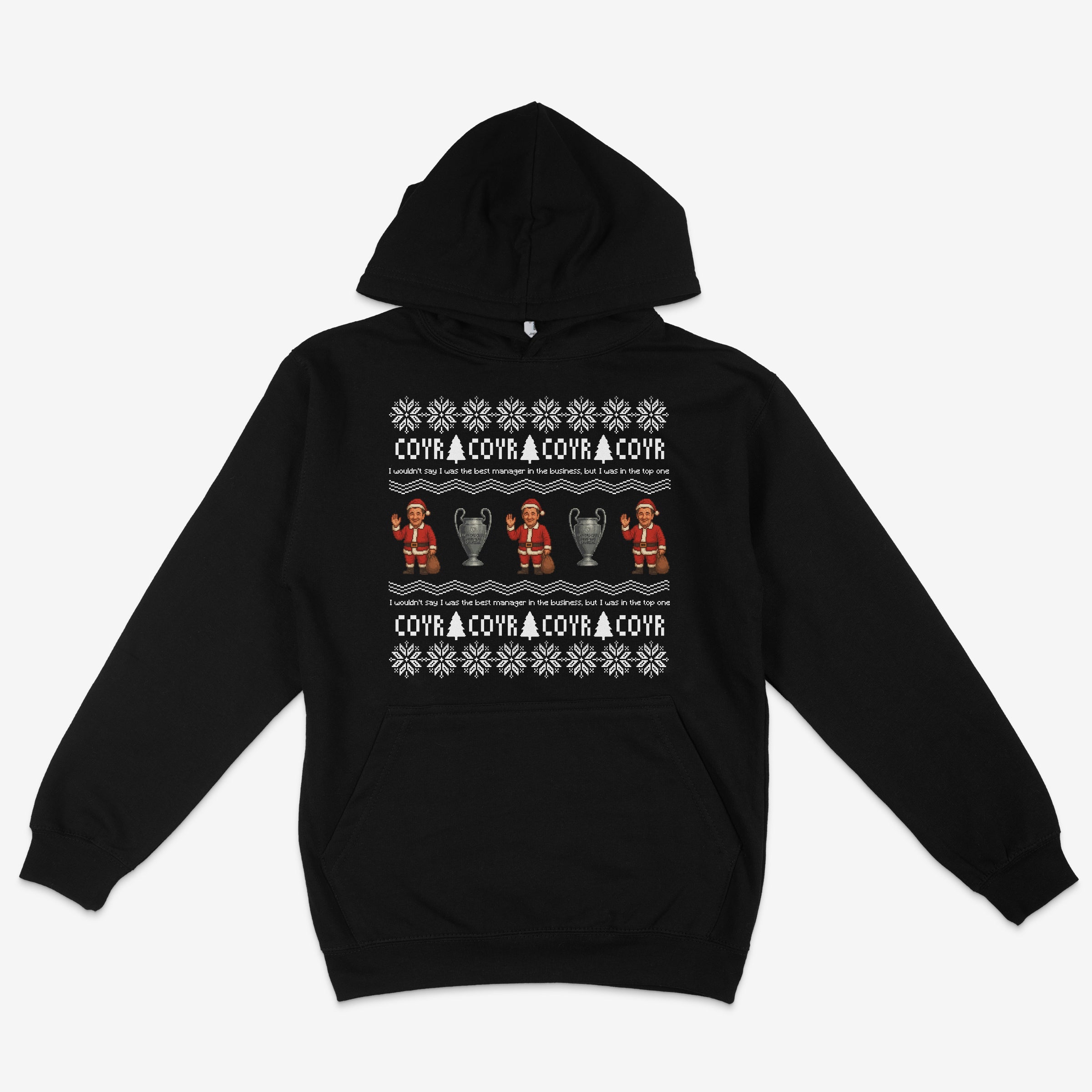 Unisex Hoodie - Top One Christmas Jumper by Nottingham Reds