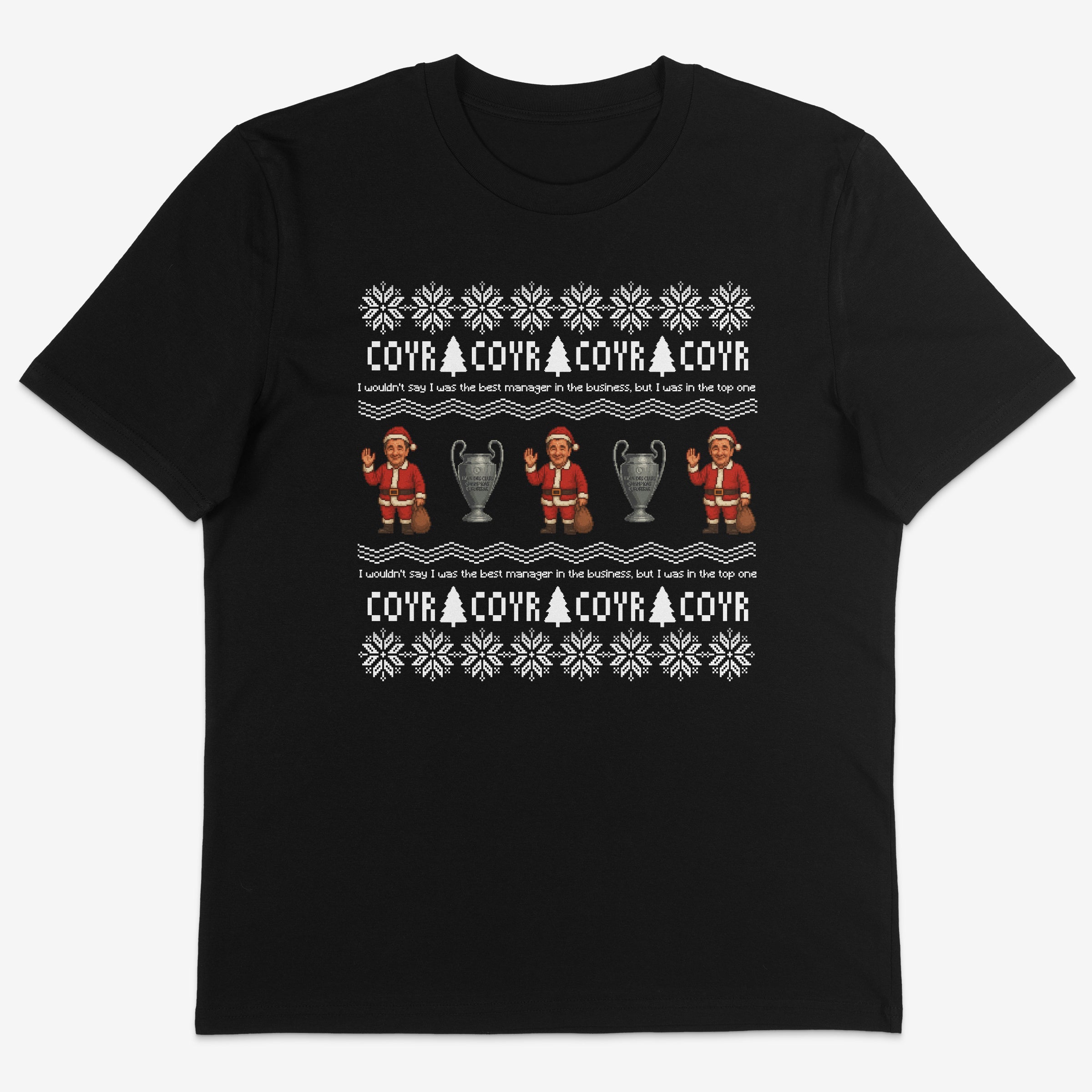 Unisex Short Sleeve T-Shirt - Top One Christmas Jumper by Nottingham Reds