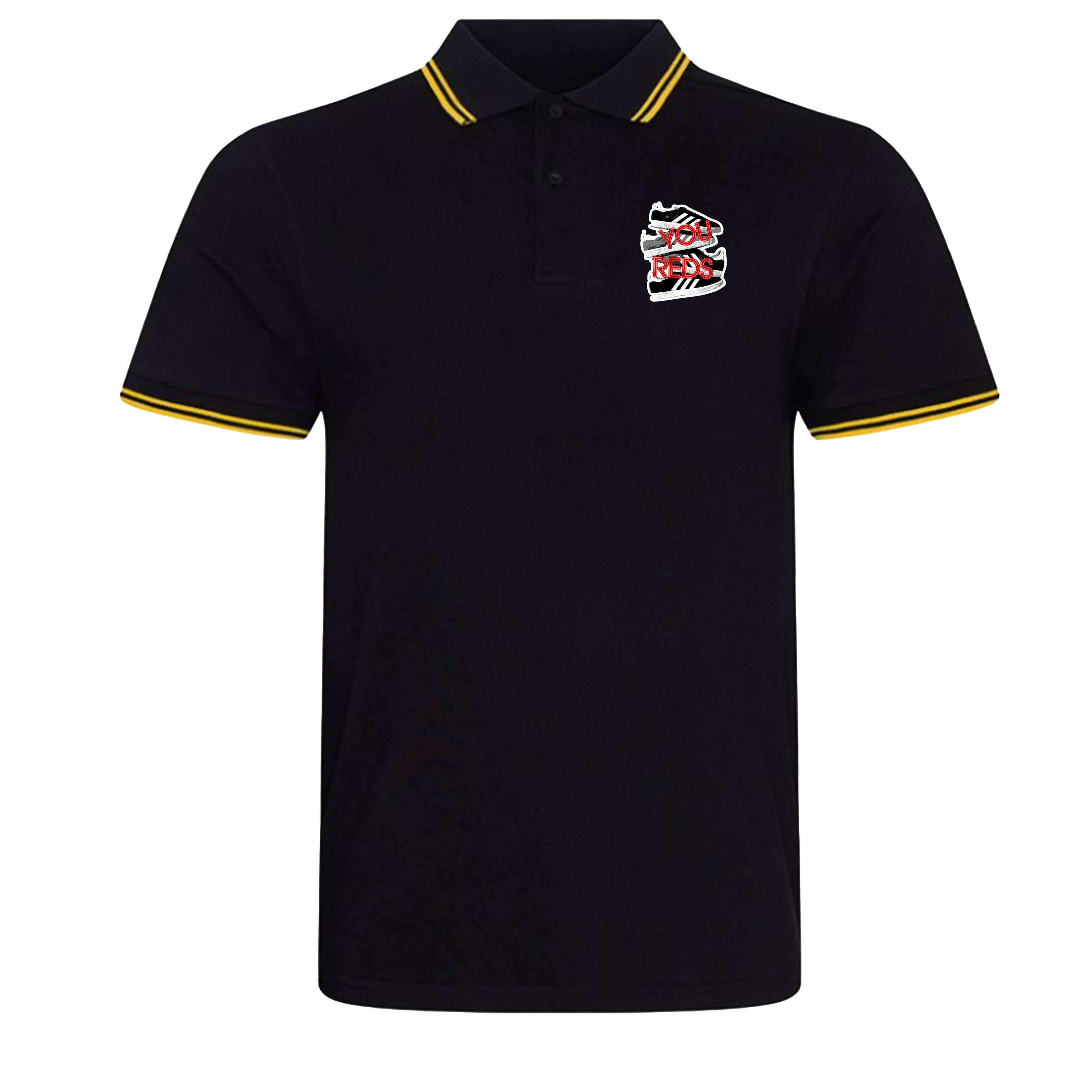 Unisex Tipped Polo Shirt - Gazelle by Nottingham Reds