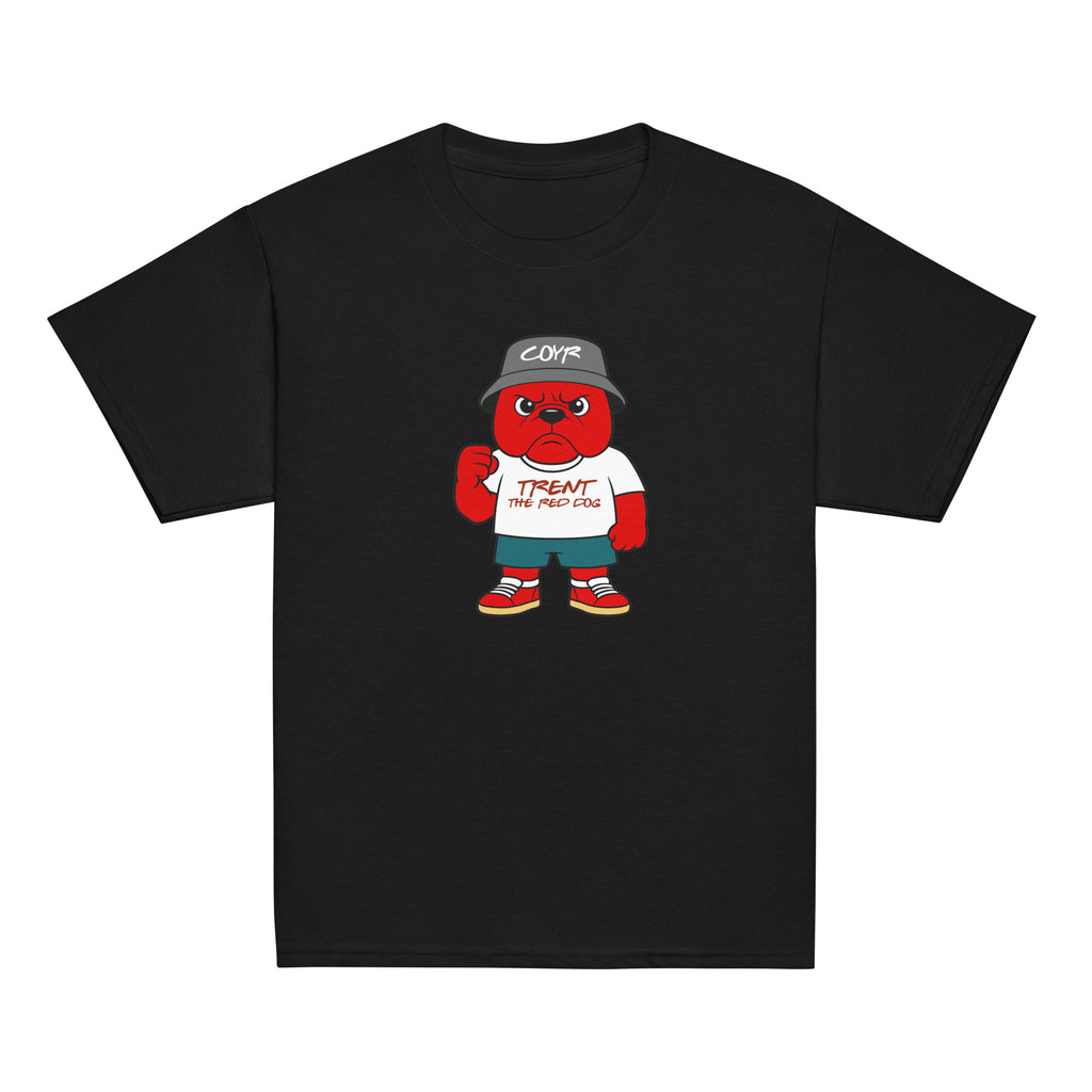 Unisex Youth Short Sleeve T-Shirt - Trent the Red Dog by Nottingham Reds