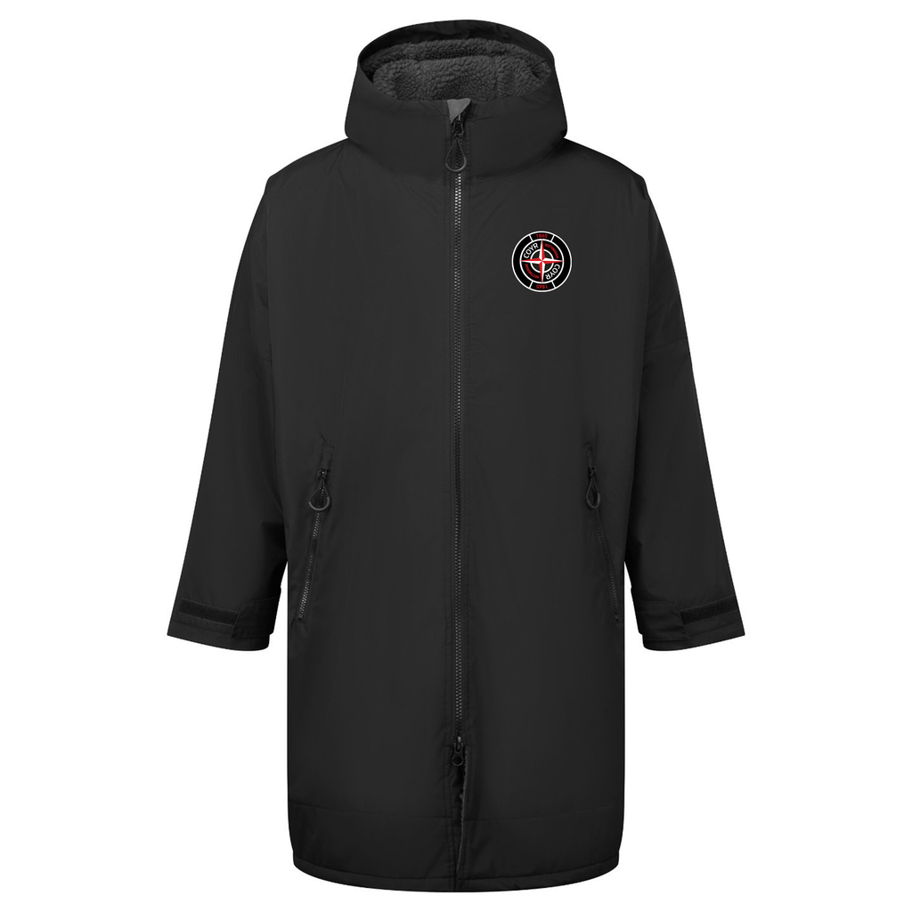 Unisex Waterproof Changing Robe - Stone by Nottingham Reds