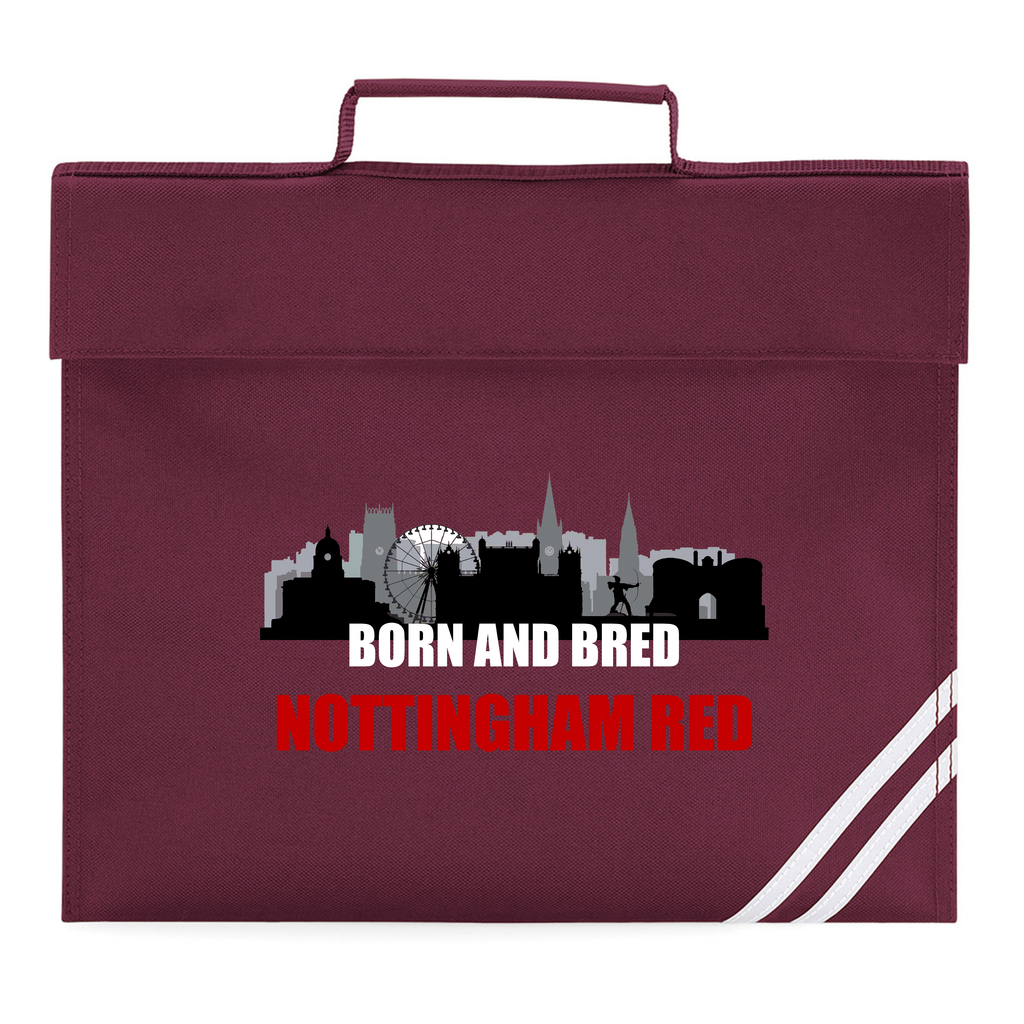 School Book Bag - Born and Bred by Nottingham Reds