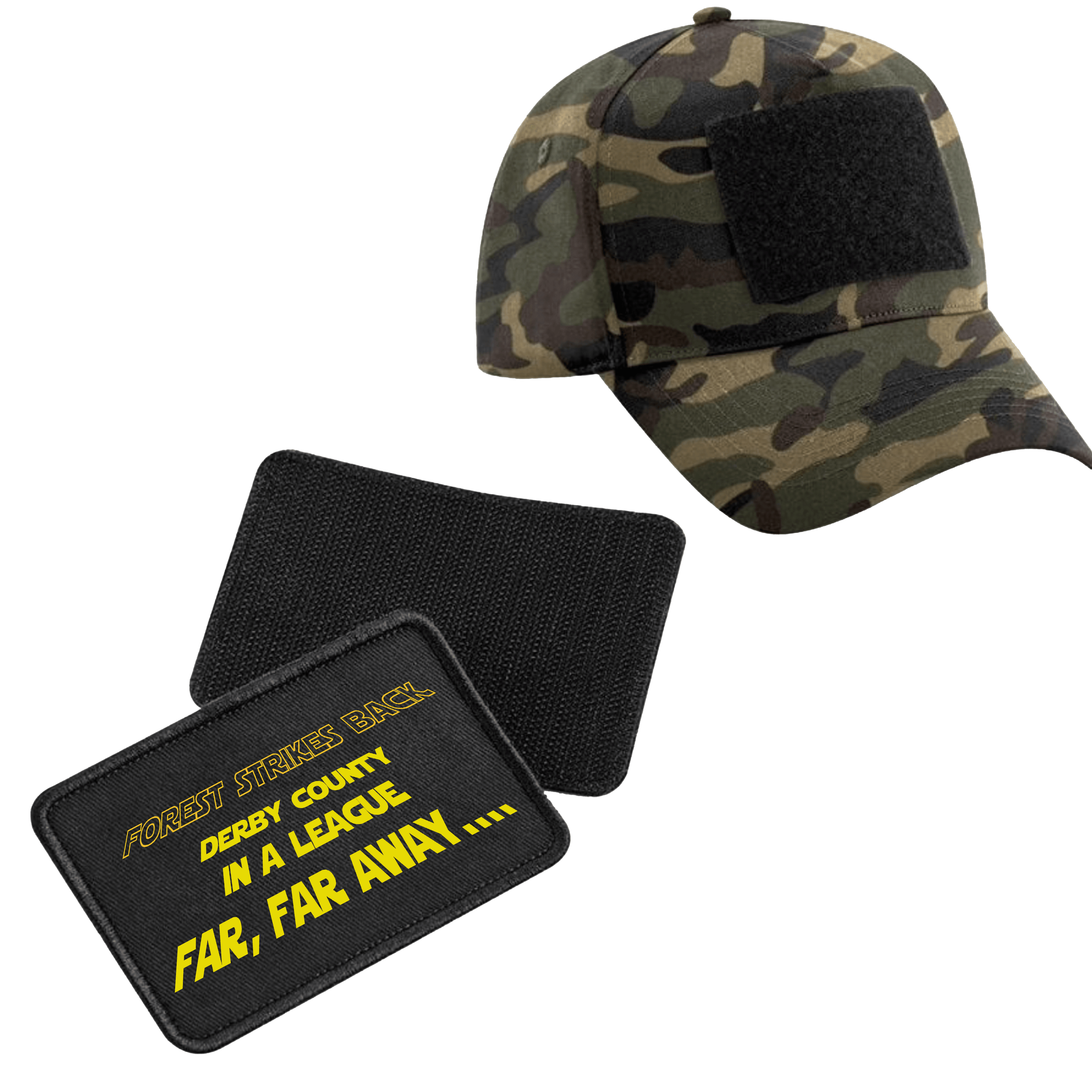 Removable Patch 5-Panel Cap - Forest Strikes Back by Nottingham Reds