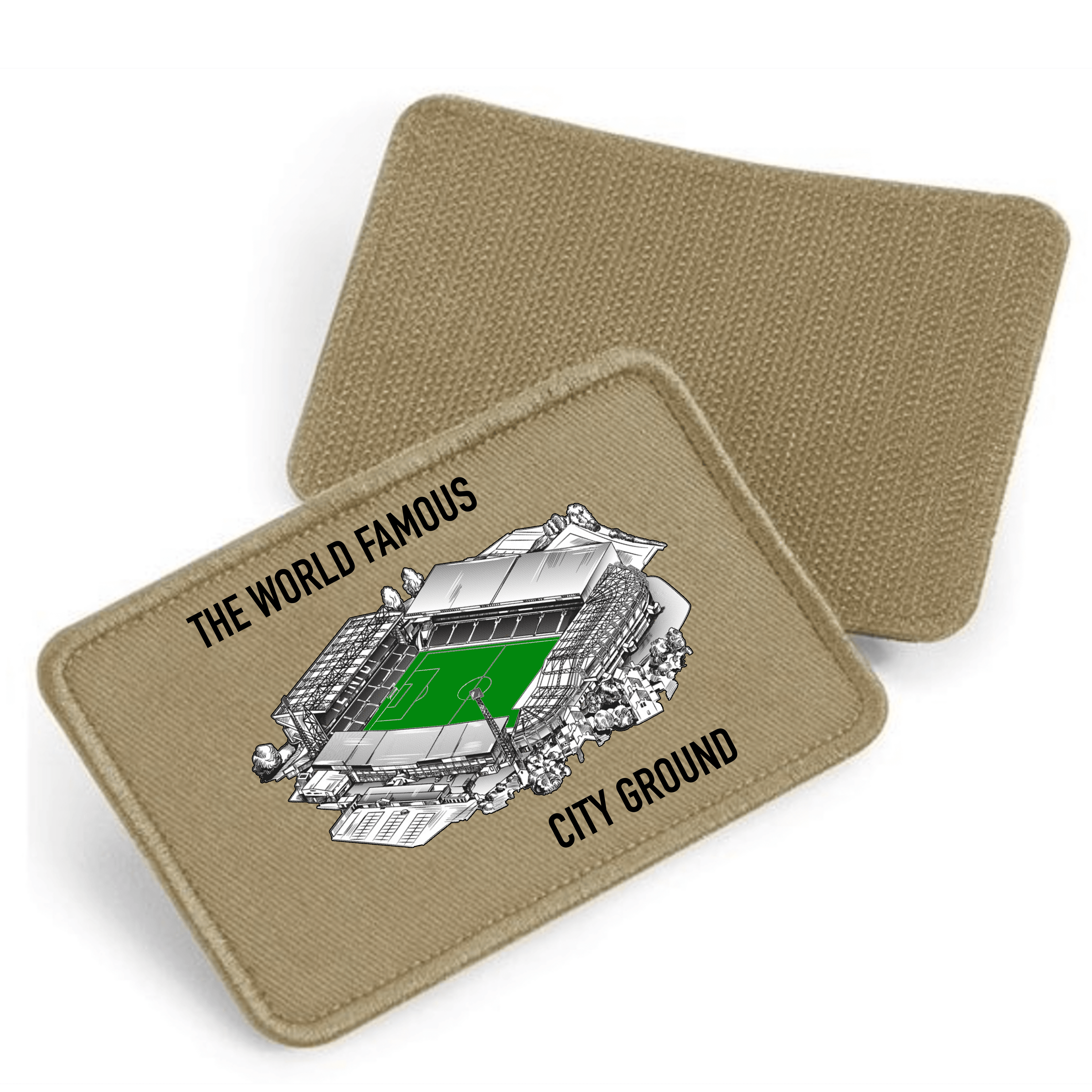 Removable Velcro Patches for Caps by Nottingham Reds