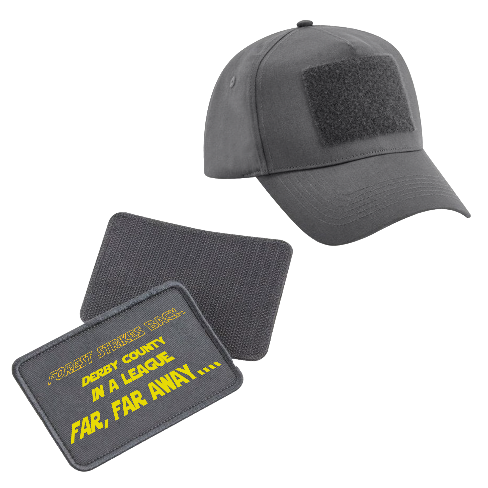 Removable Patch 5-Panel Cap - Forest Strikes Back by Nottingham Reds