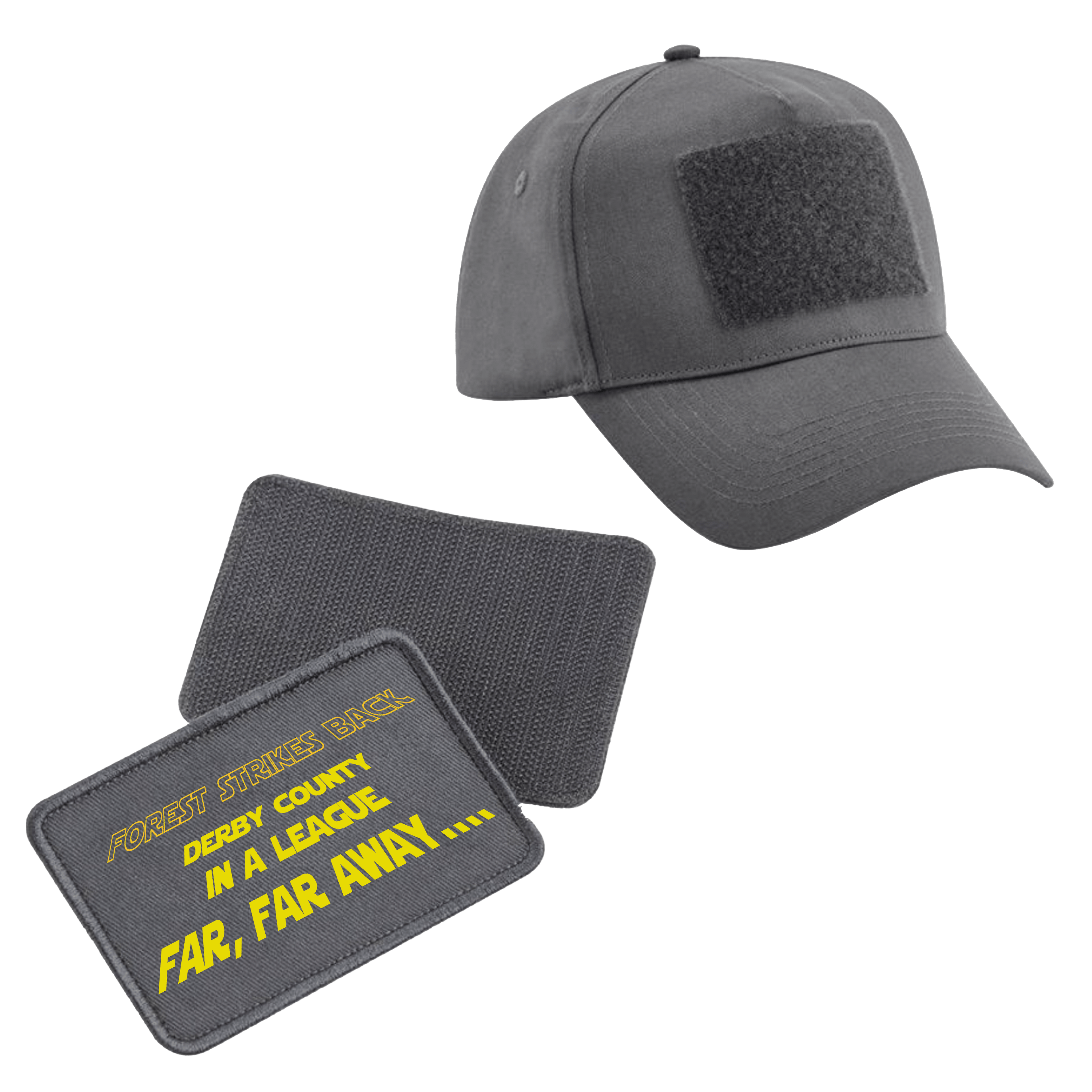 Removable Patch 5-Panel Cap - Forest Strikes Back by Nottingham Reds