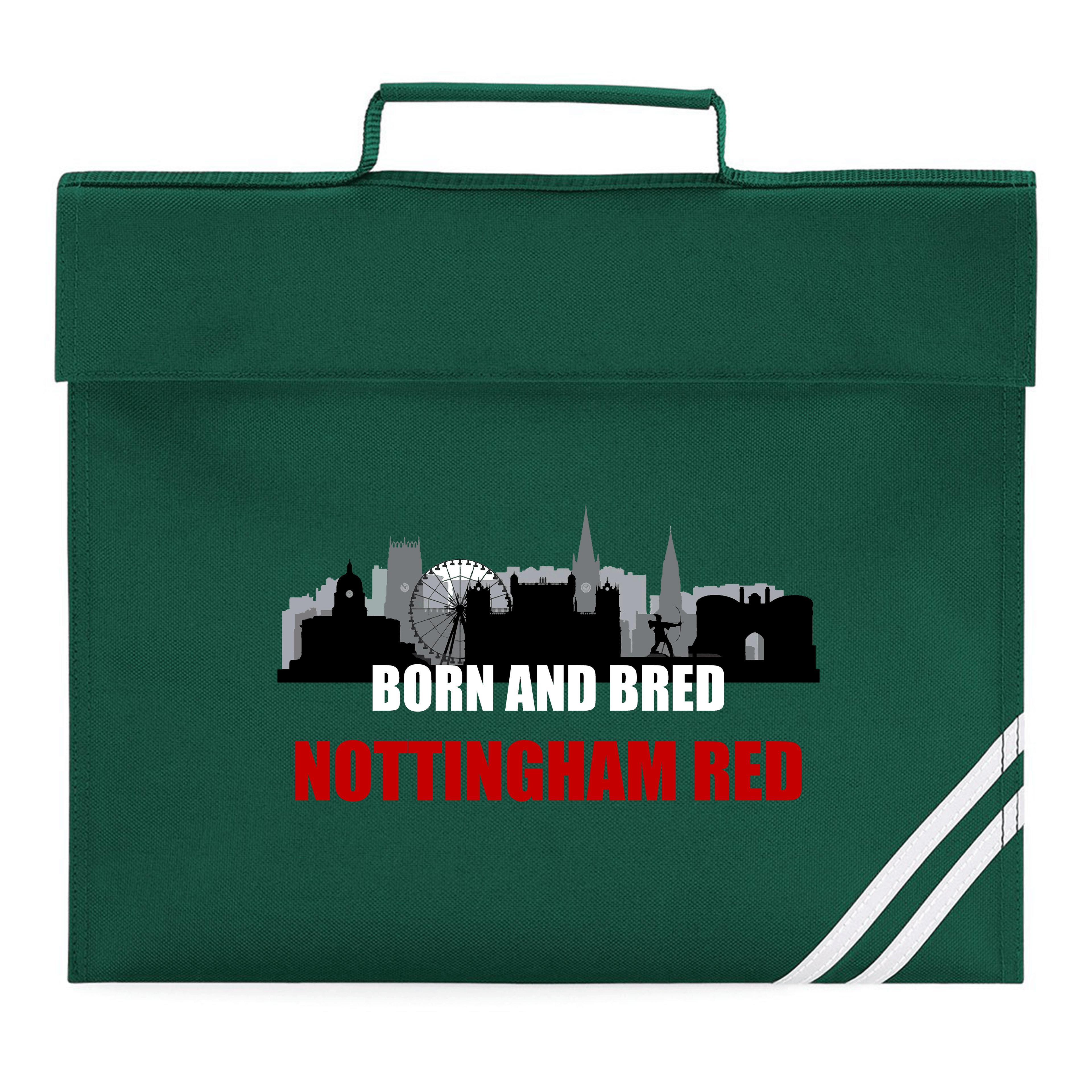 School Book Bag - Born and Bred by Nottingham Reds