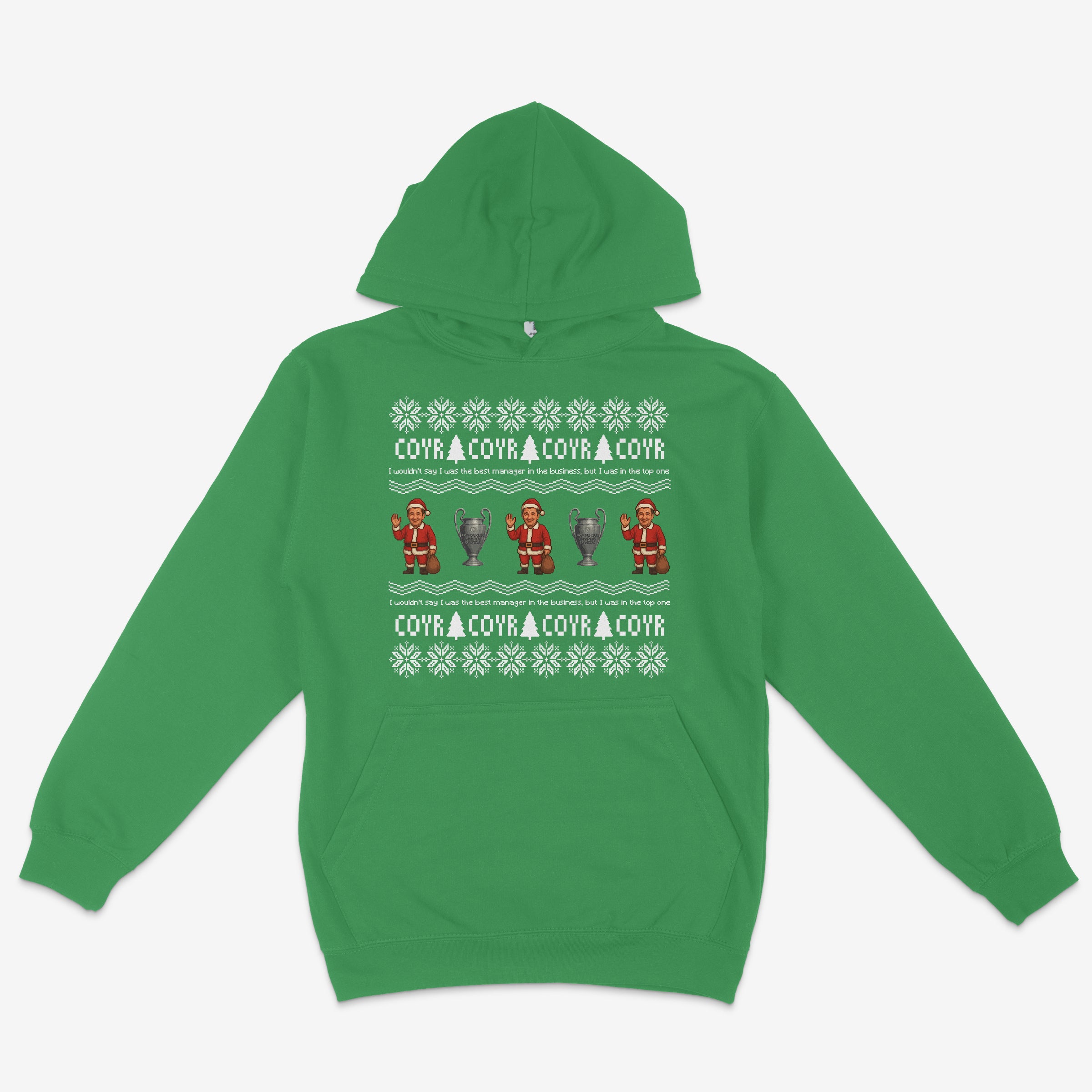 Unisex Hoodie - Top One Christmas Jumper by Nottingham Reds