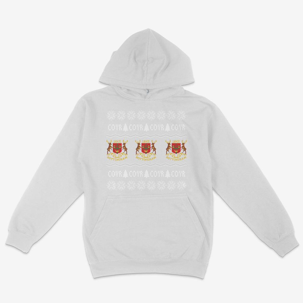Unisex Hoodie - Old Skool Christmas Jumper by Nottingham Reds