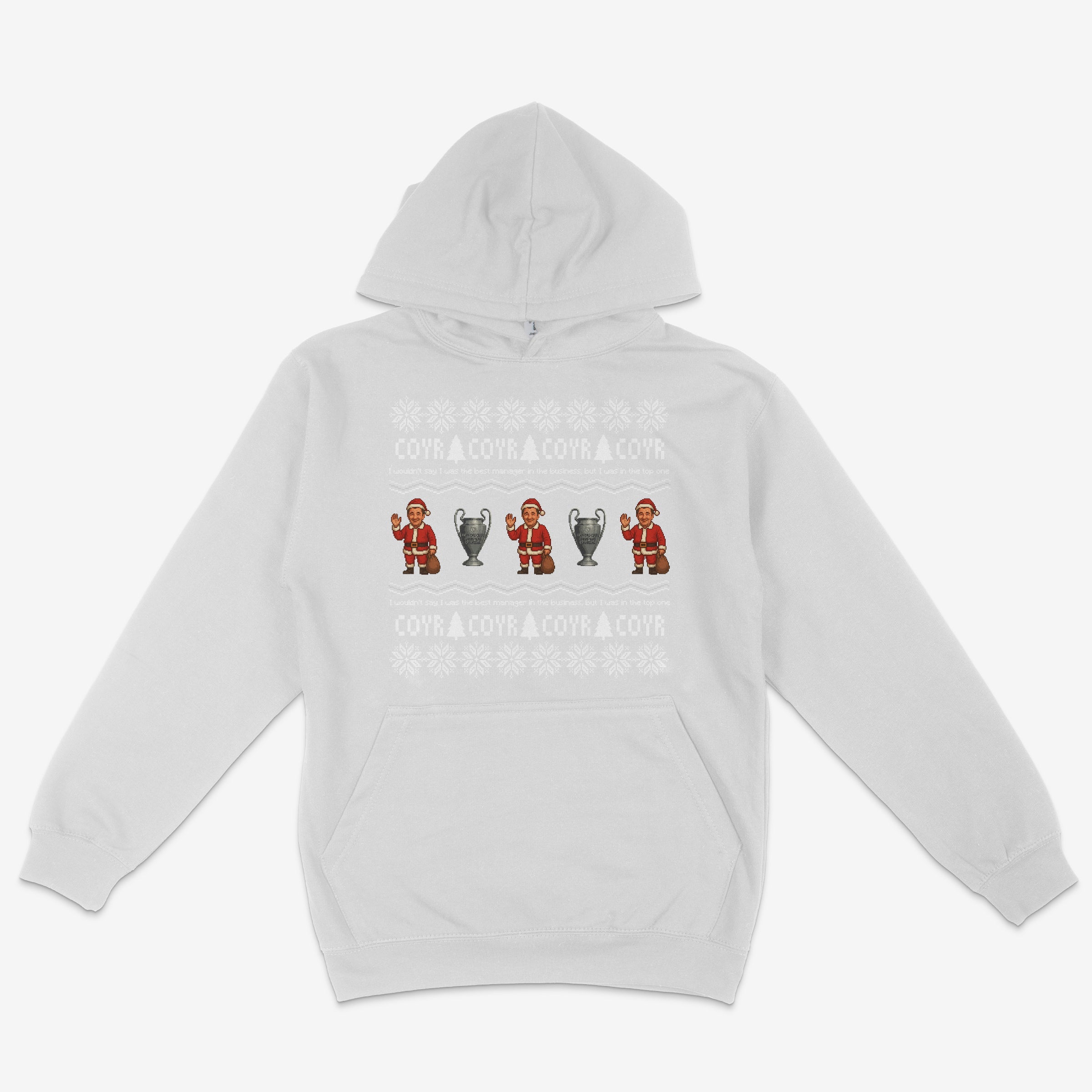 Unisex Hoodie - Top One Christmas Jumper by Nottingham Reds