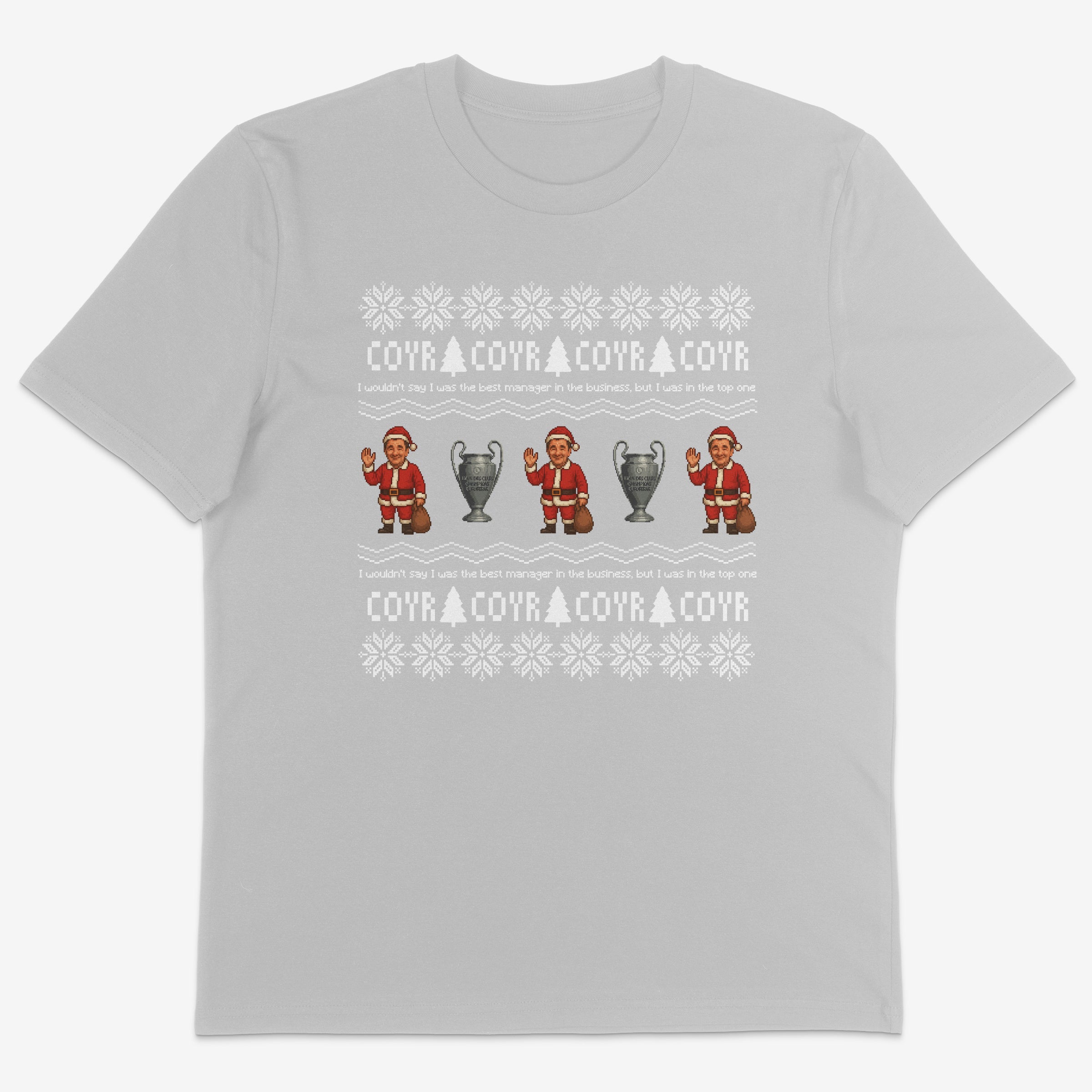 Unisex Short Sleeve T-Shirt - Top One Christmas Jumper by Nottingham Reds