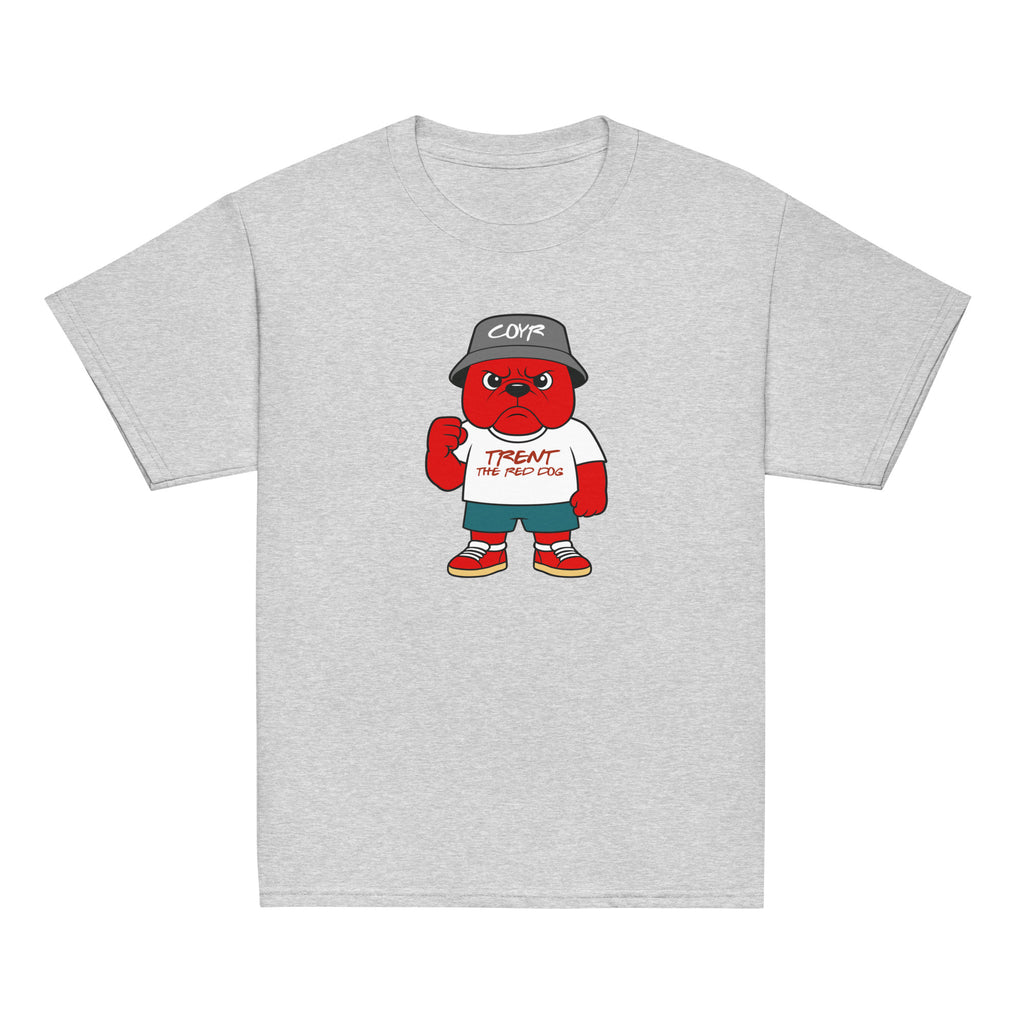 Unisex Youth Short Sleeve T-Shirt - Trent the Red Dog by Nottingham Reds