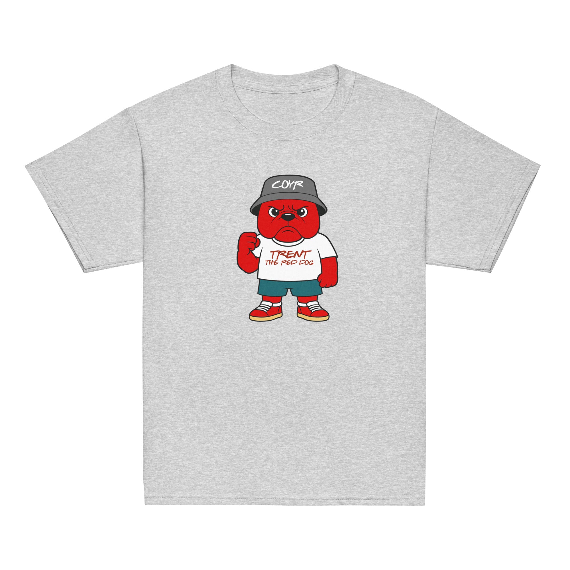 Unisex Youth Short Sleeve T-Shirt - Trent the Red Dog by Nottingham Reds