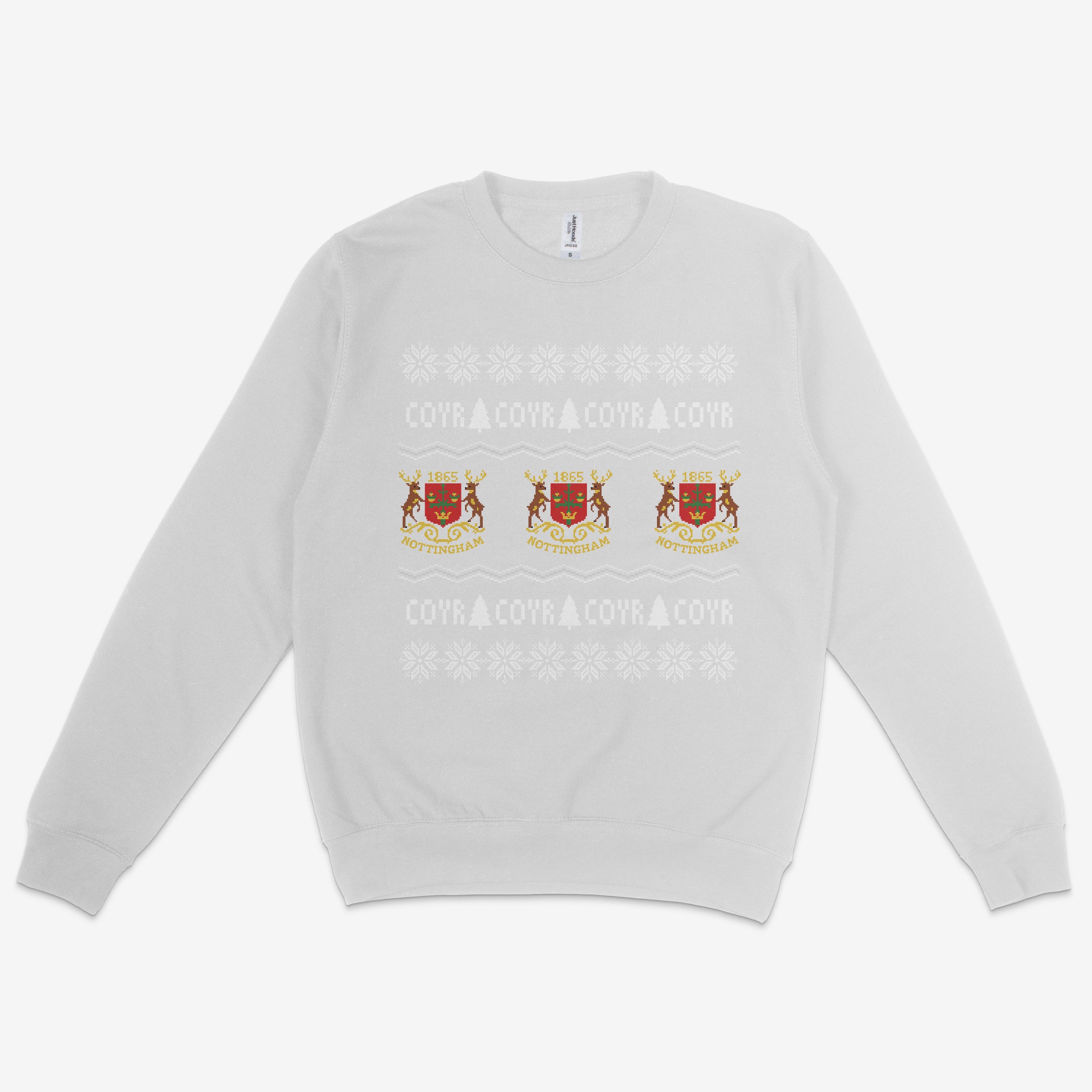 Unisex Sweatshirt - Old Skool Christmas Jumper by Nottingham Reds