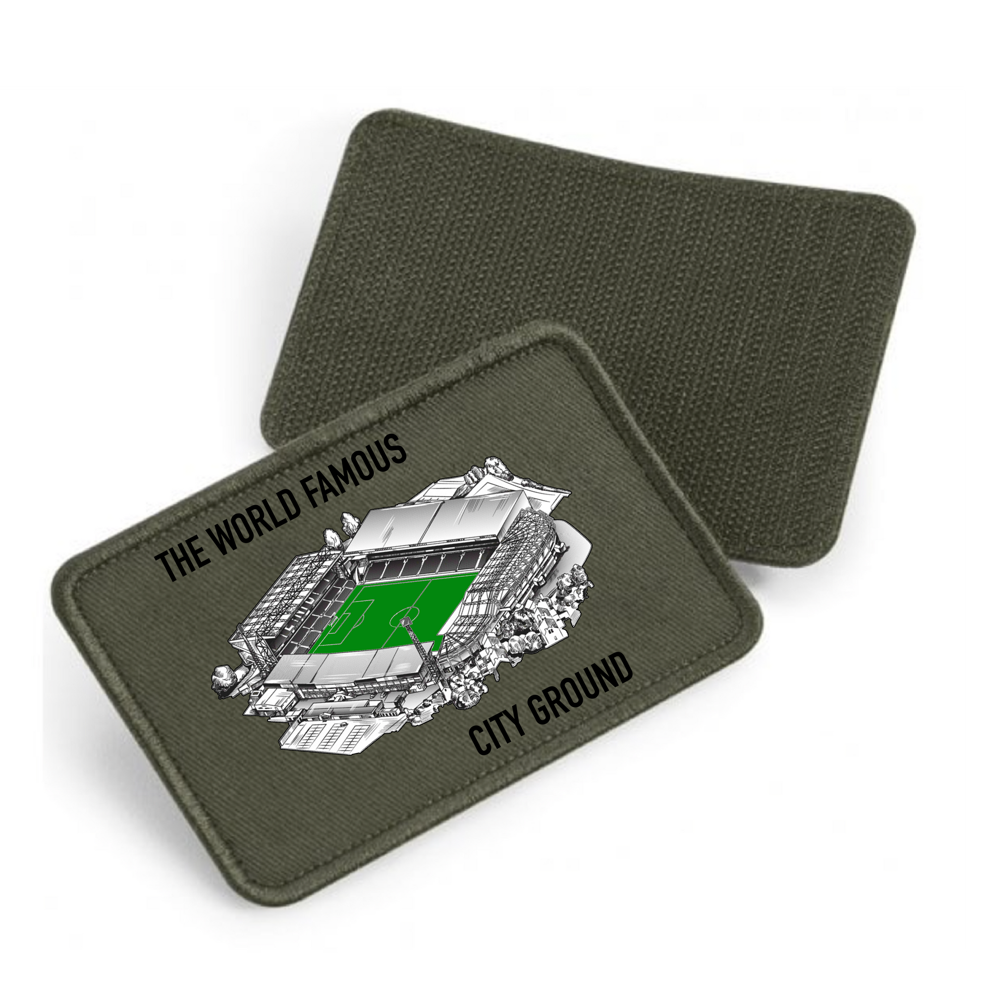 Removable Velcro Patches for Caps by Nottingham Reds