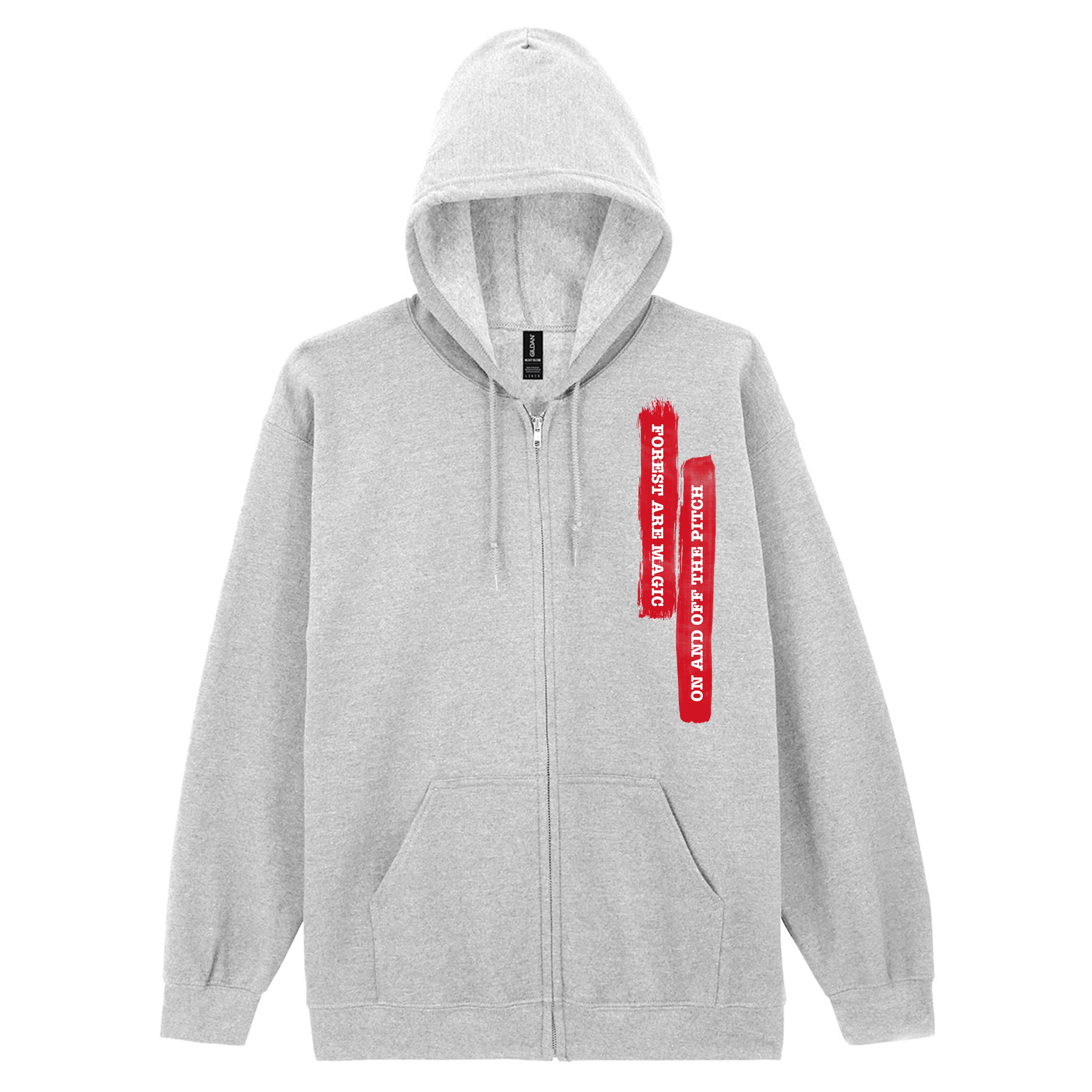 Unisex Zip Hoodie - Forest are Magic by Nottingham Reds