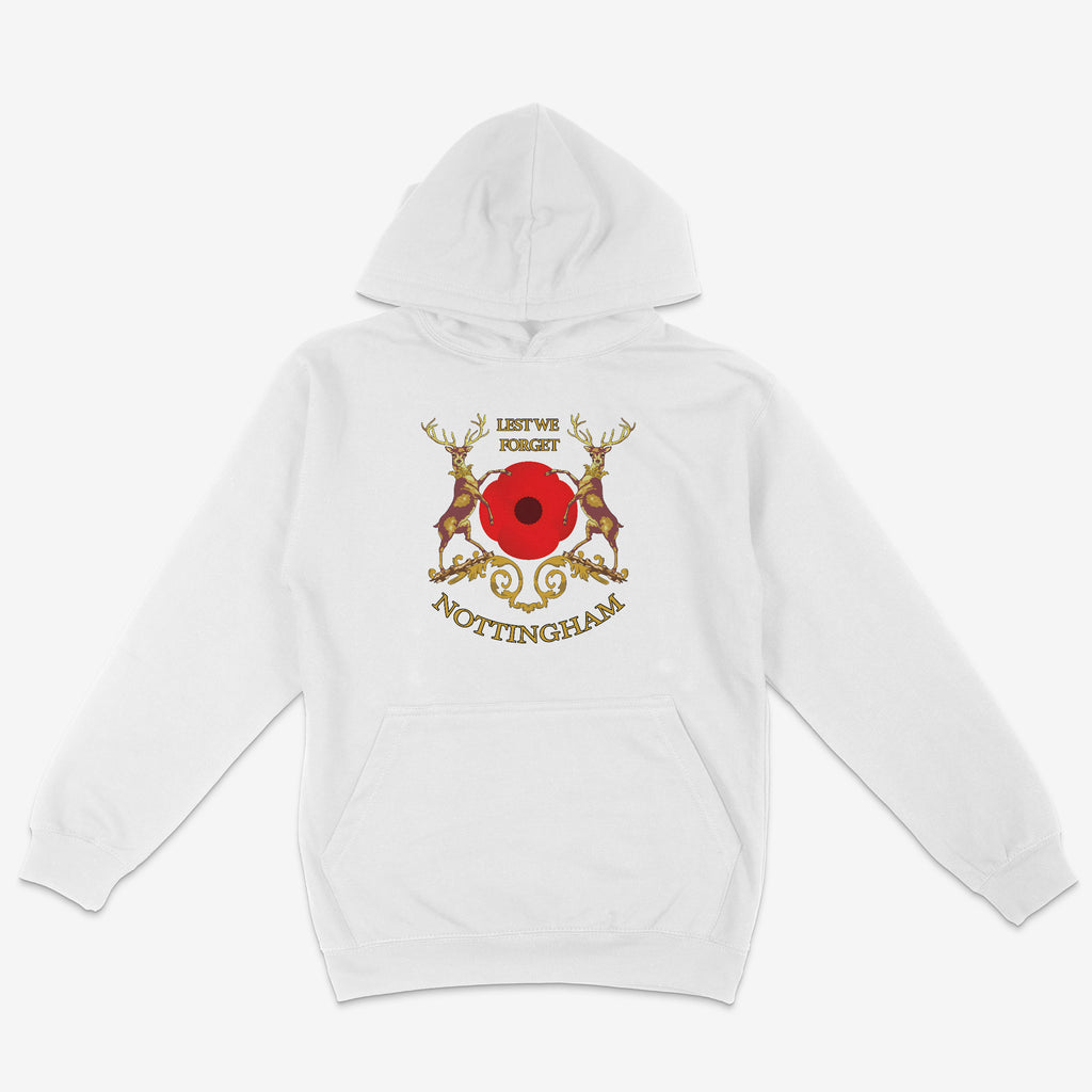 Unisex Hoodie - Lest we forget by Nottingham Reds