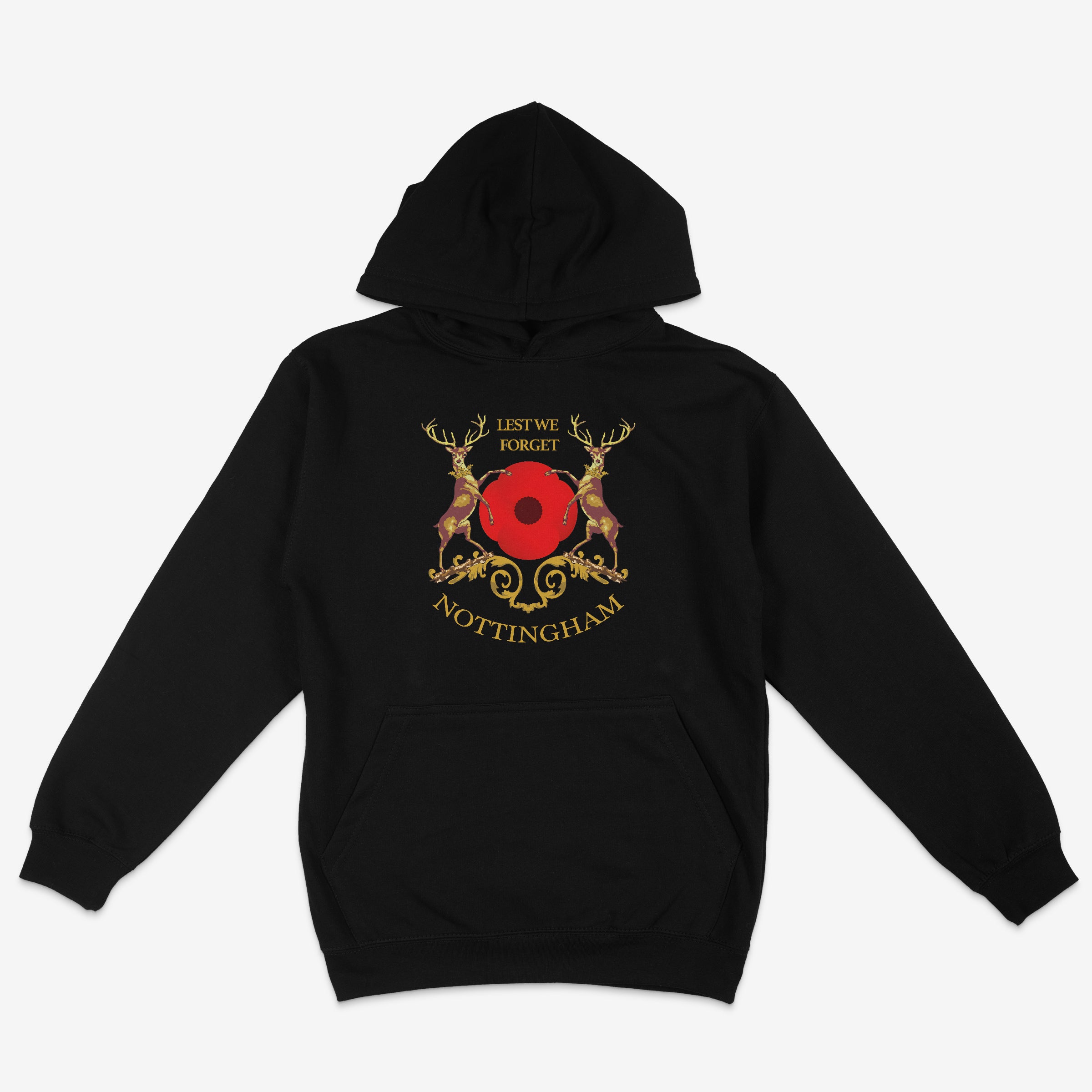 Unisex Hoodie - Lest we forget by Nottingham Reds