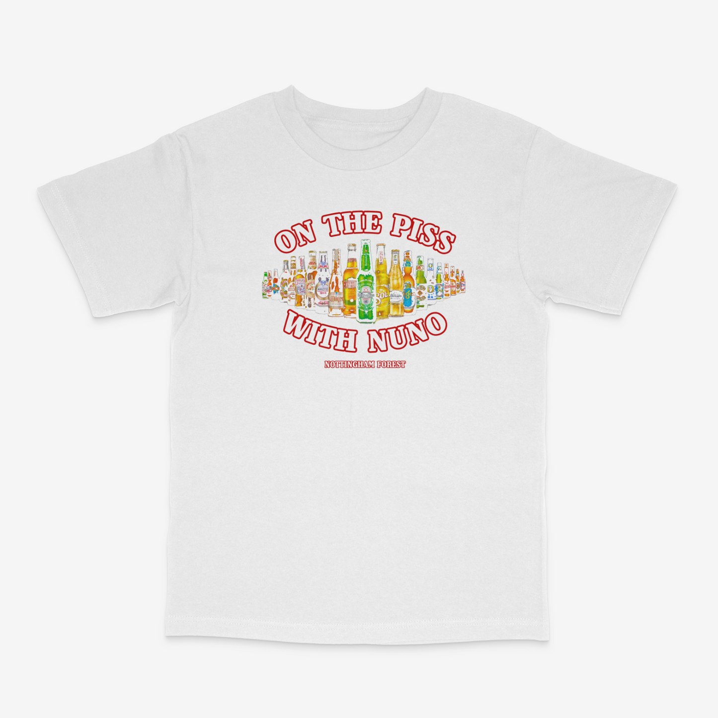 Unisex Short Sleeve T-Shirt - On The Piss by Nottingham Reds