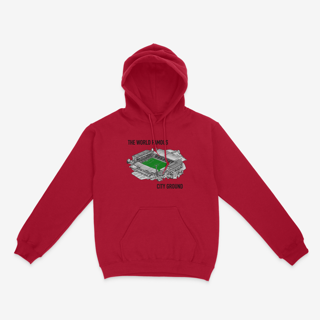 Unisex Hoodie - City Ground by Nottingham Reds