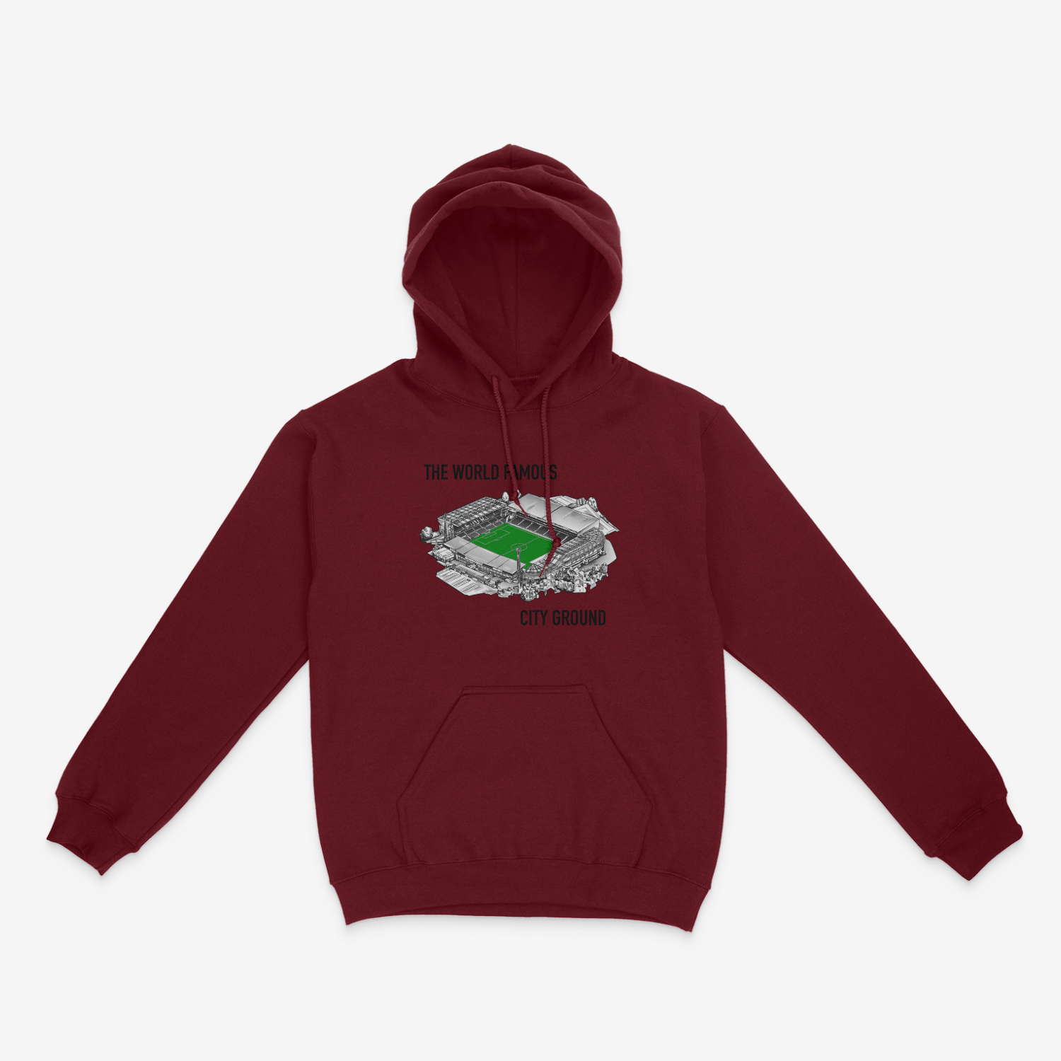 Unisex Hoodie - City Ground by Nottingham Reds
