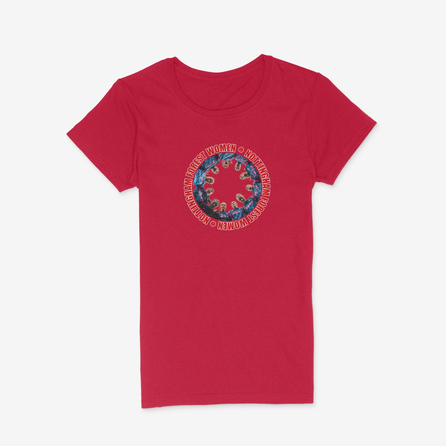 Women's Short Sleeve Semi-Fitted T-Shirt - Huddle by Nottingham Reds