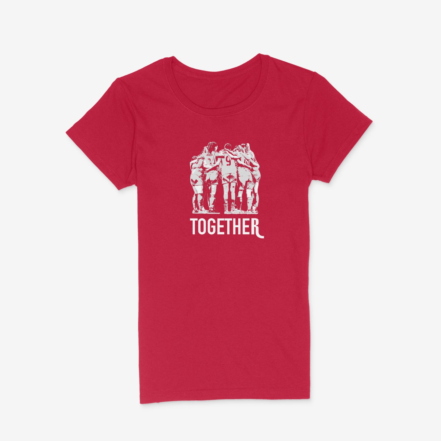 Women's Short Sleeve Semi-Fitted T-Shirt - Together by Nottingham Reds