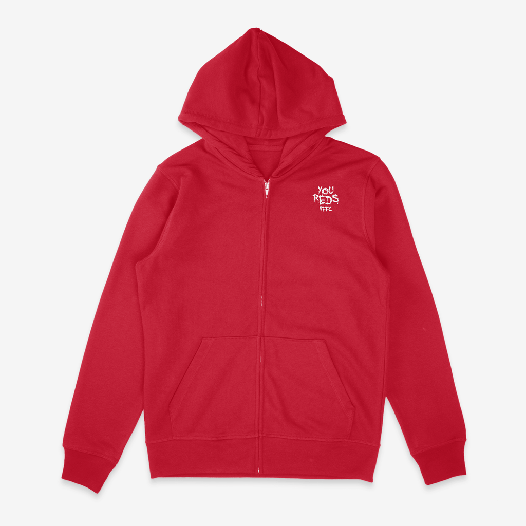 Unisex Zip Hoodie - You Reds 3 by Nottingham Reds