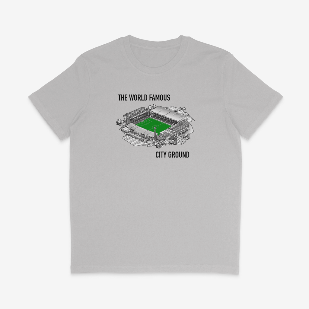 Unisex Short Sleeve T-Shirt - City Ground by Nottingham Reds