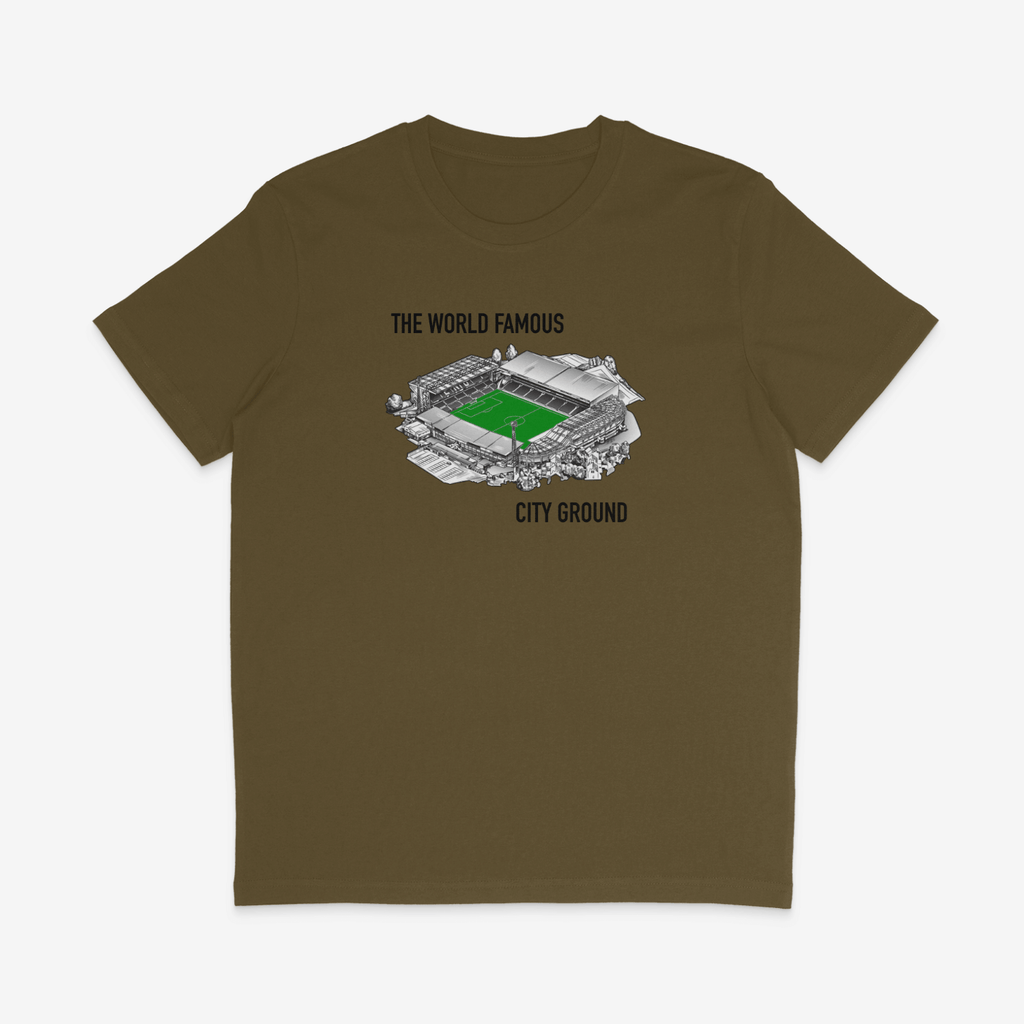 Unisex Short Sleeve T-Shirt - City Ground by Nottingham Reds