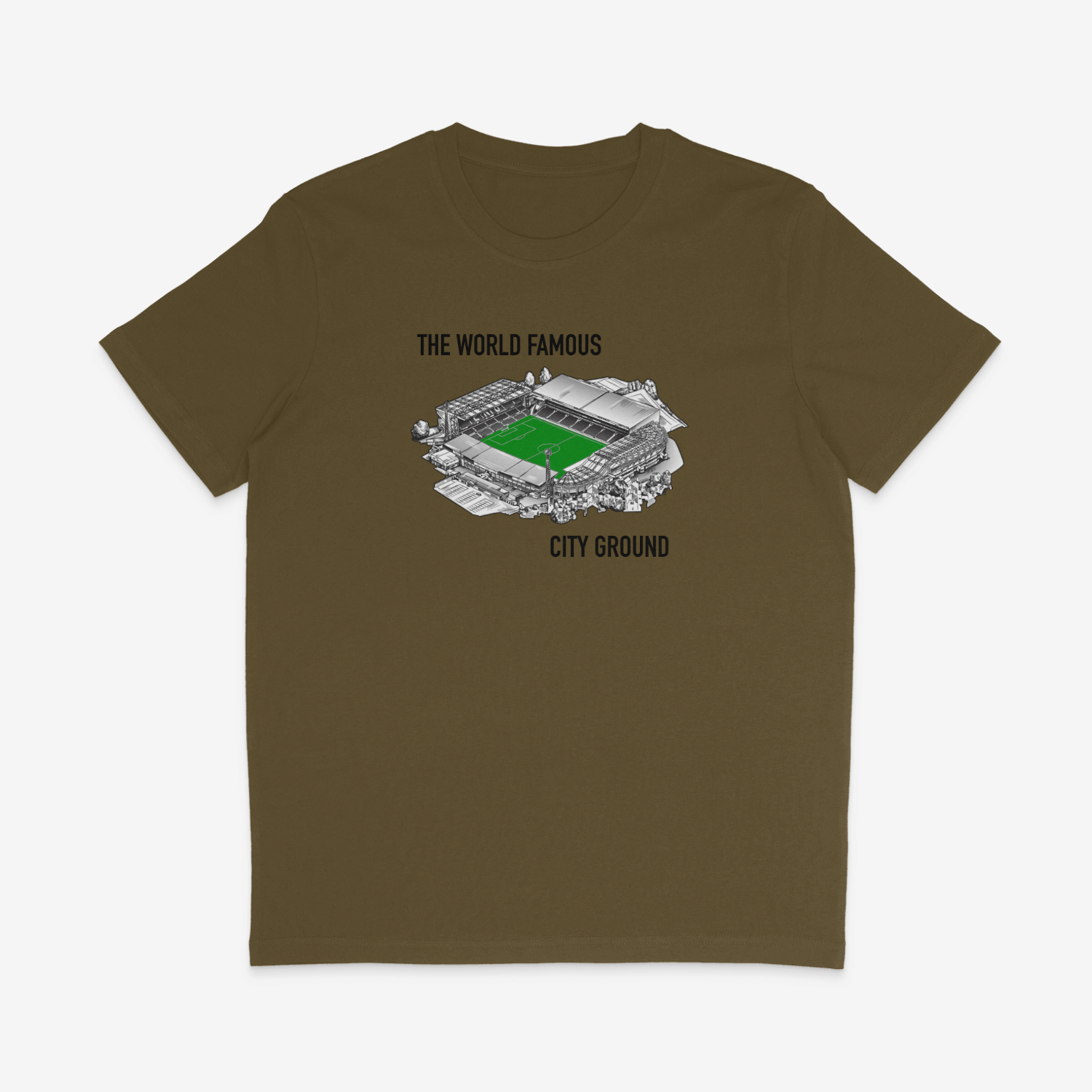 Unisex Short Sleeve T-Shirt - City Ground by Nottingham Reds
