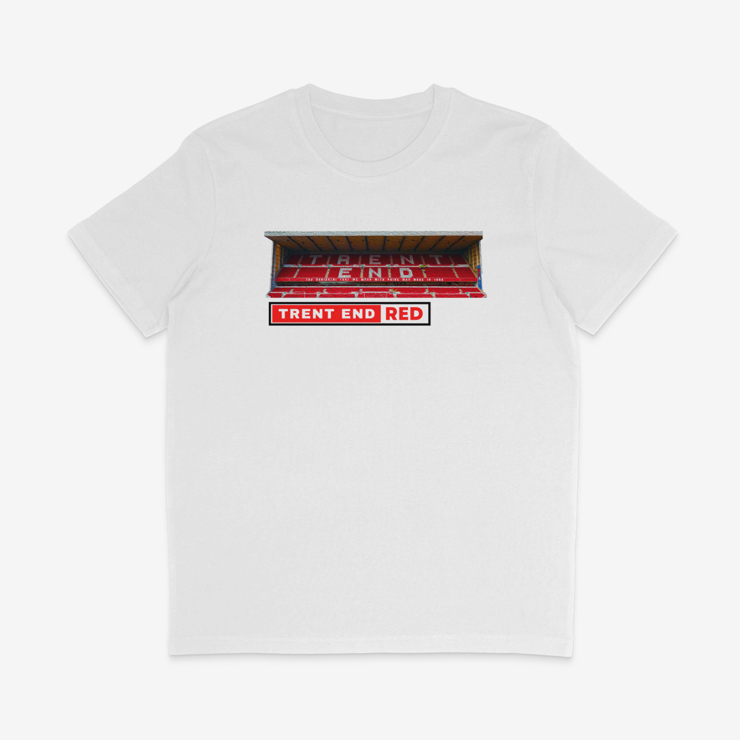 Unisex Short Sleeve T-Shirt - Trent End Red by Nottingham Reds